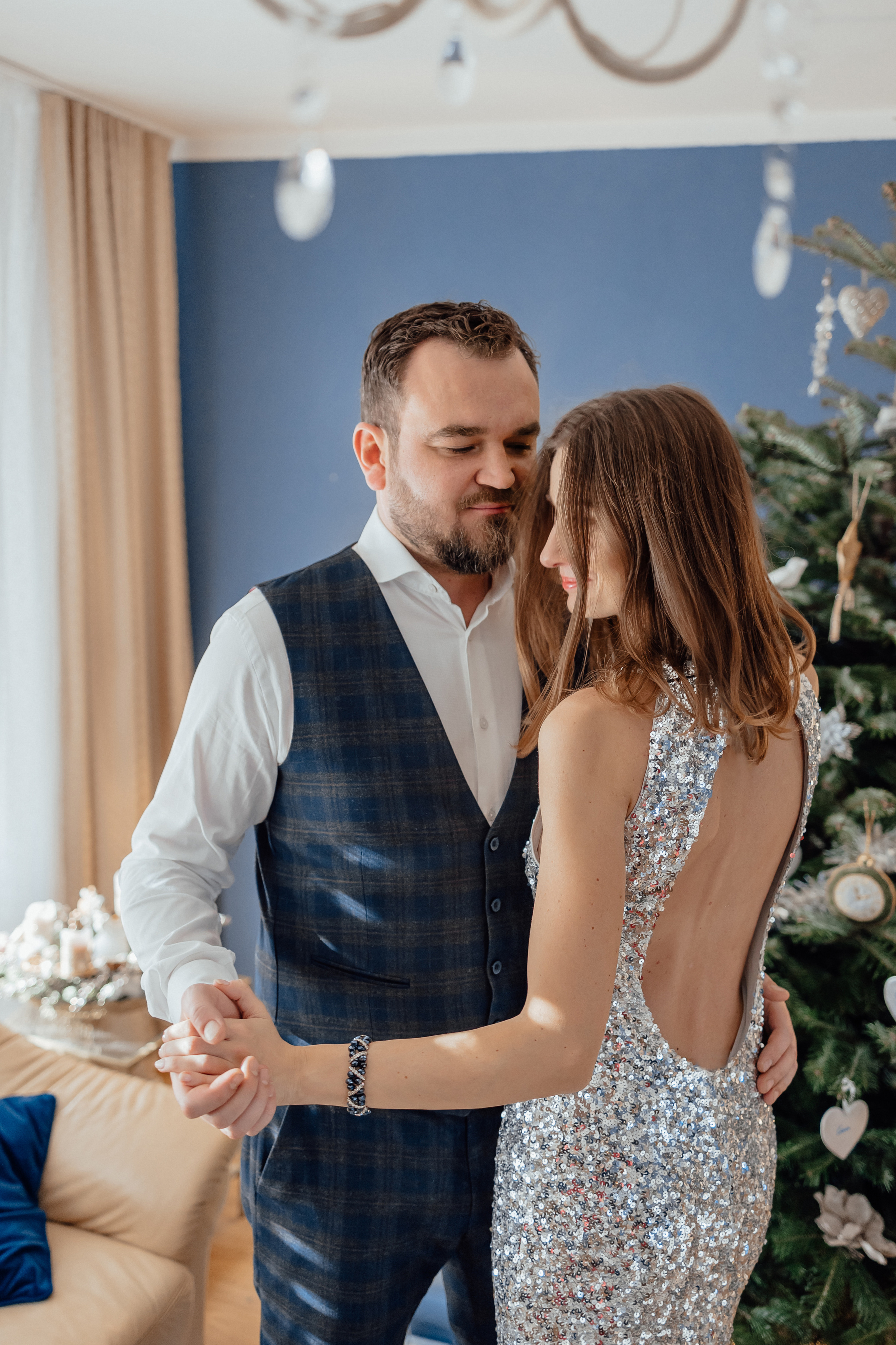 Christmas home. Family photograph in Munich Anastasia Vorobtsova