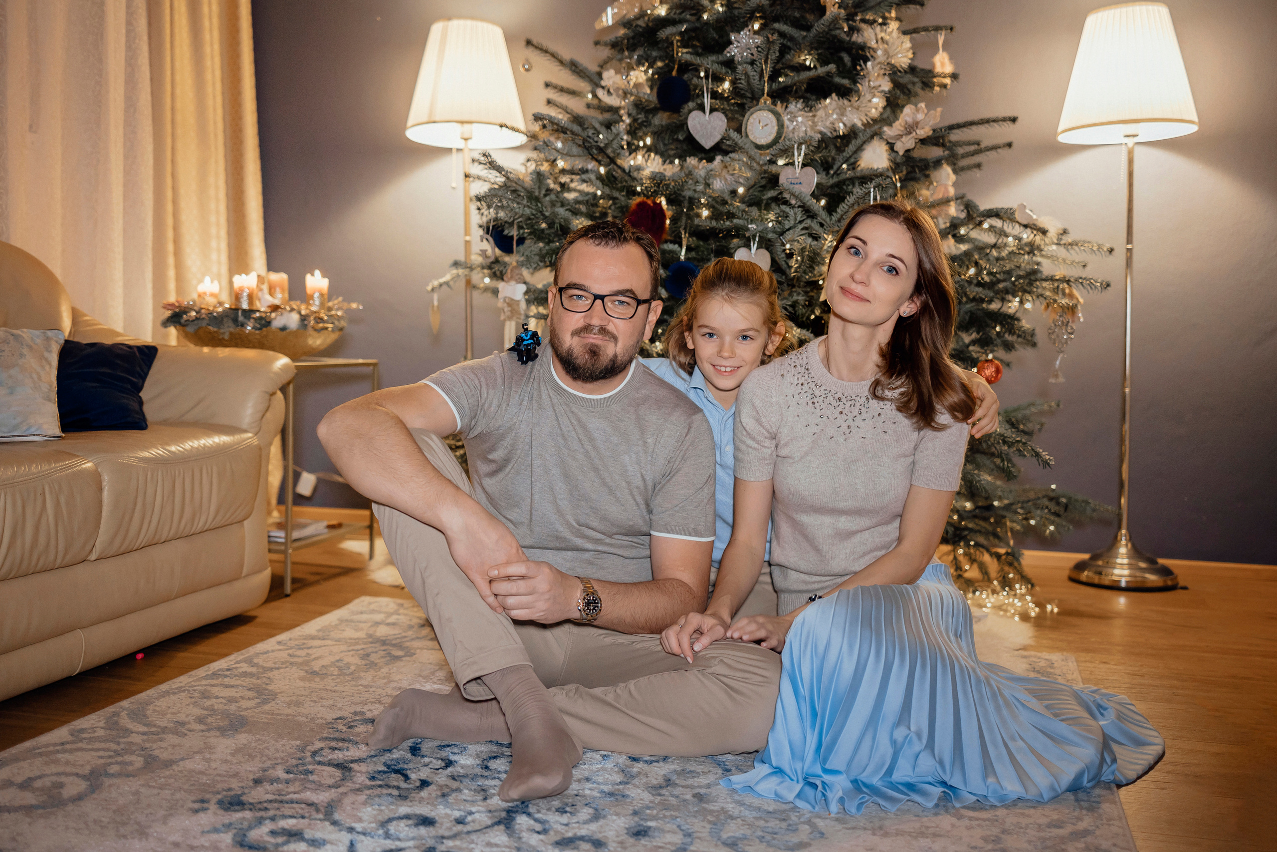 Christmas home. Family photograph in Munich Anastasia Vorobtsova