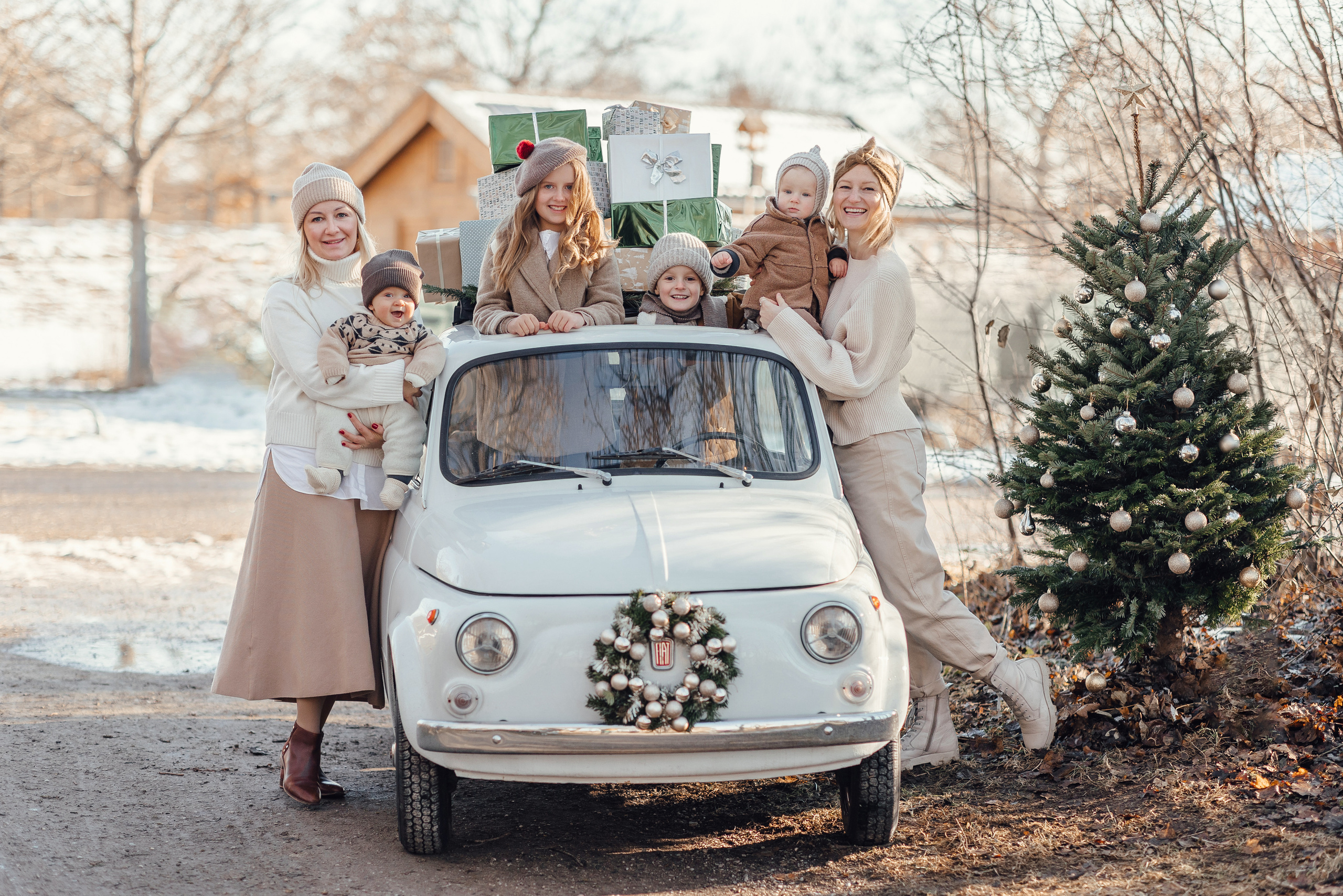 Christmas car. Фотограф в Мюнхене Анастасия Воробцова