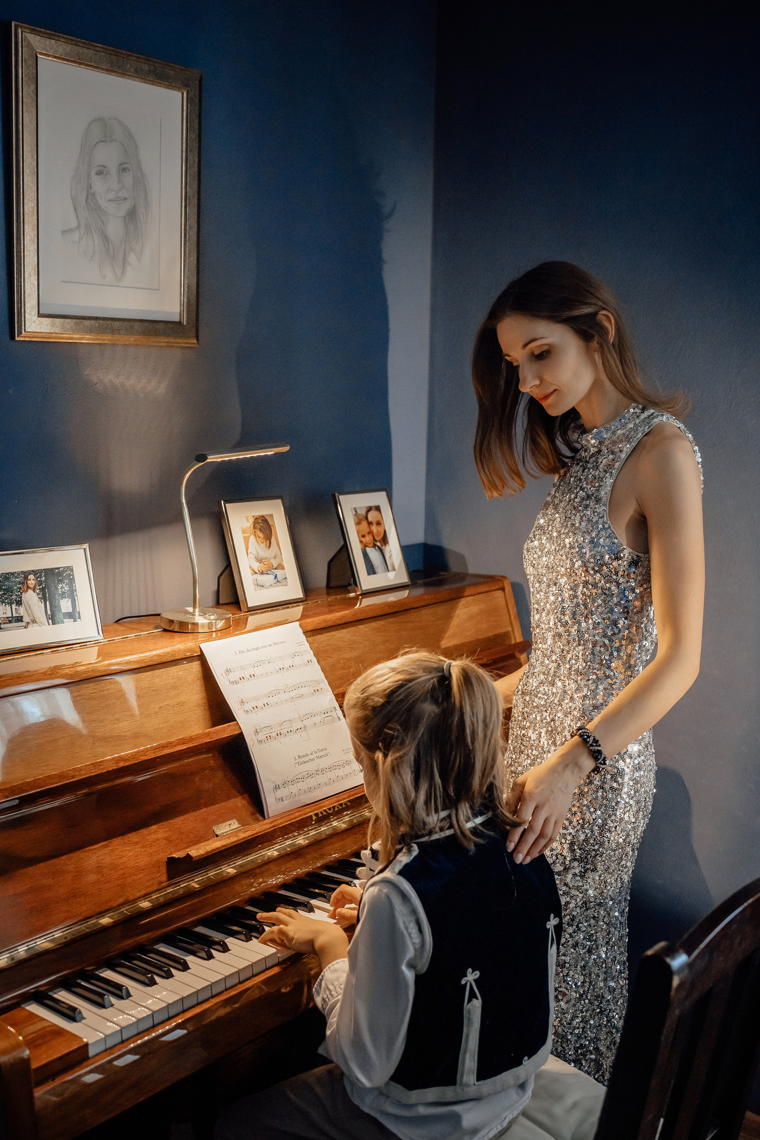 Christmas home. Family photograph in Munich Anastasia Vorobtsova