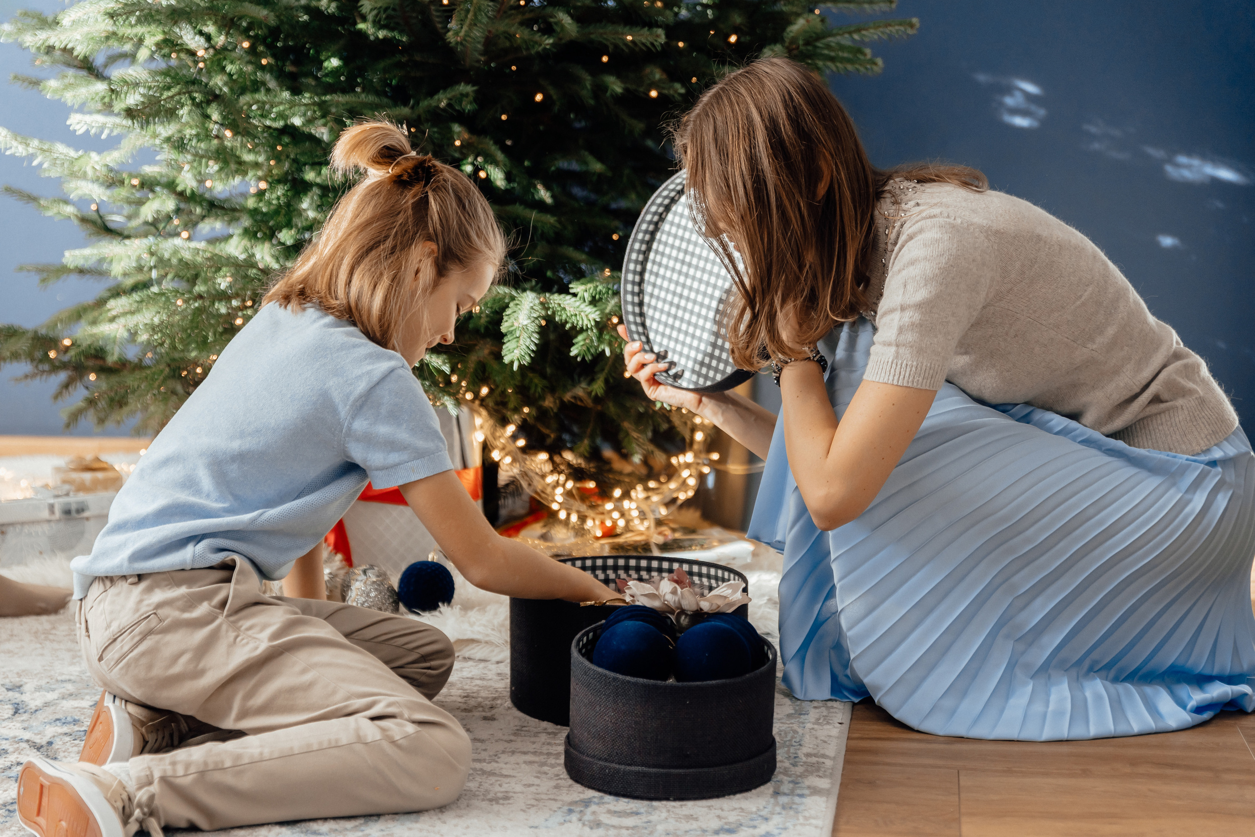Christmas home. Family photograph in Munich Anastasia Vorobtsova