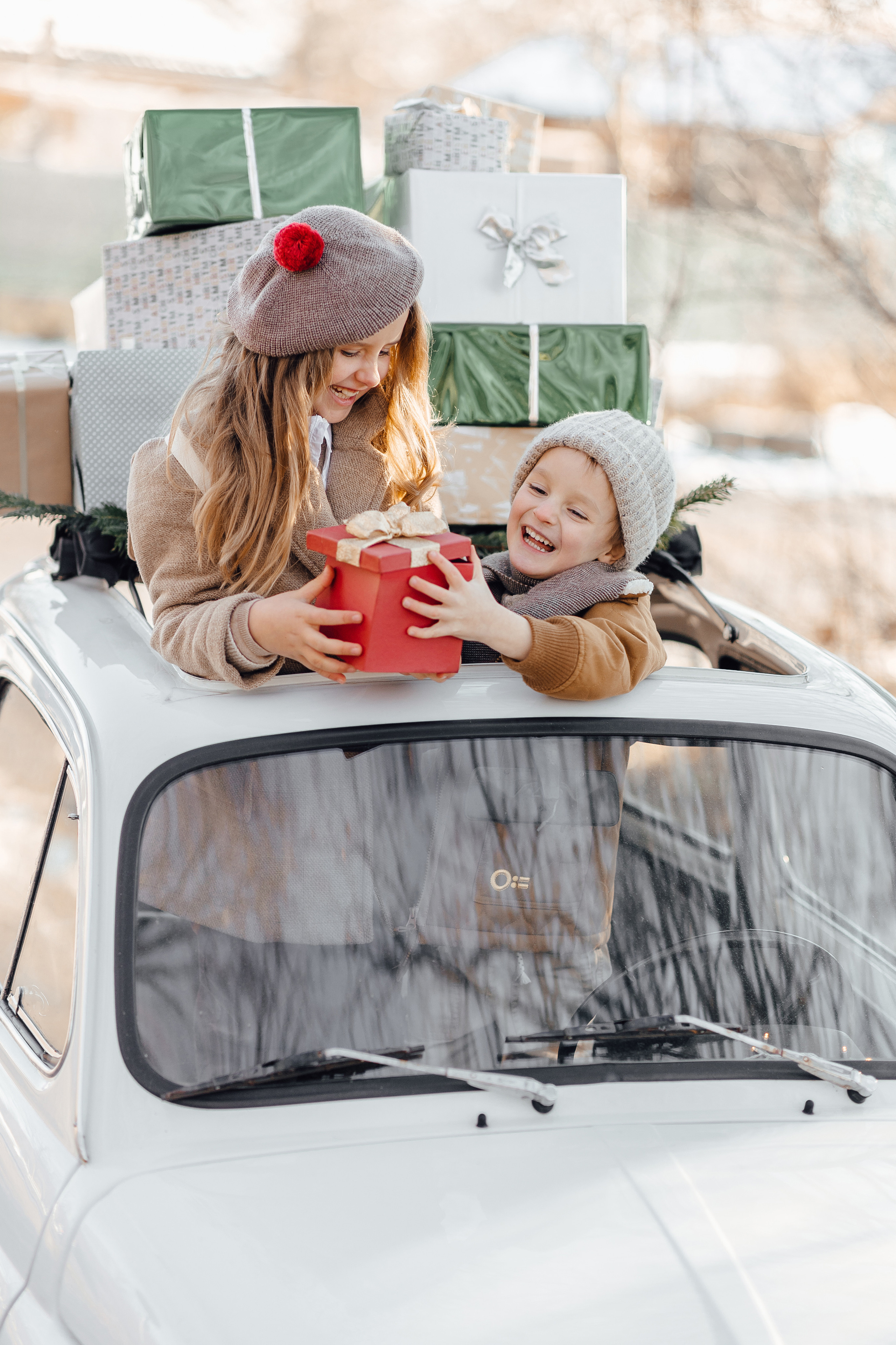 Christmas car. Фотограф в Мюнхене Анастасия Воробцова