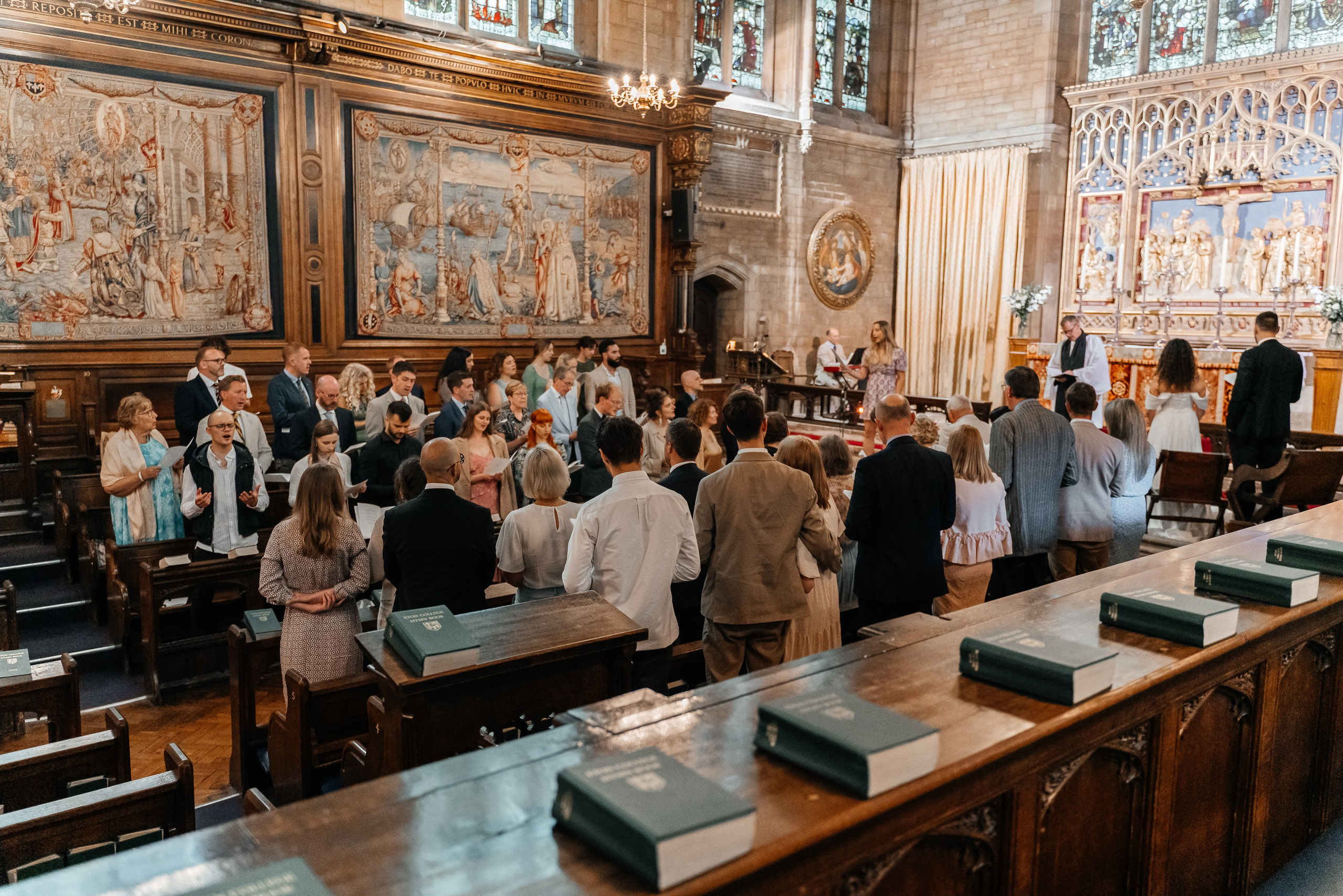 Wedding ceremony at The Lower chapel in Eton, Wedding in Eton, wedding photographer in Eton, wedding photographer in Eton