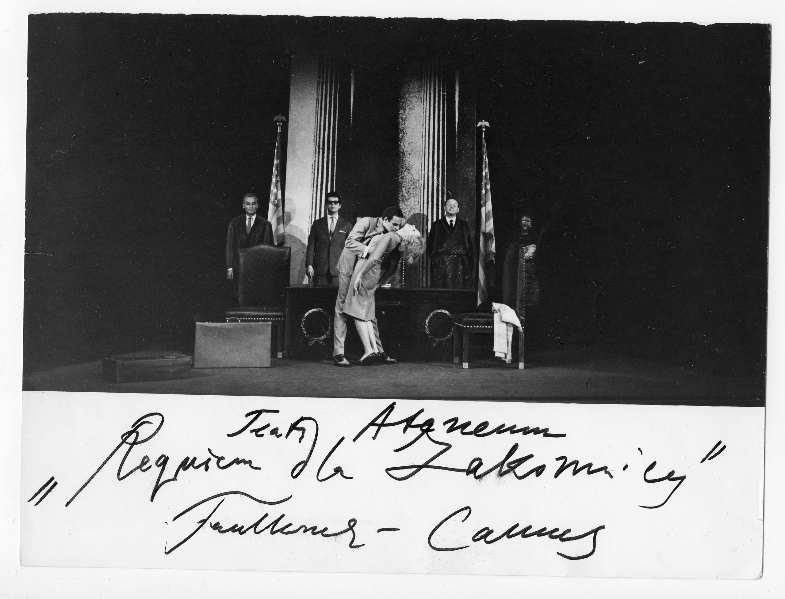 William Faulkner, Albert Camus, „Requiem for a nun”, Teatr Ateneum, Warszawa, 1963