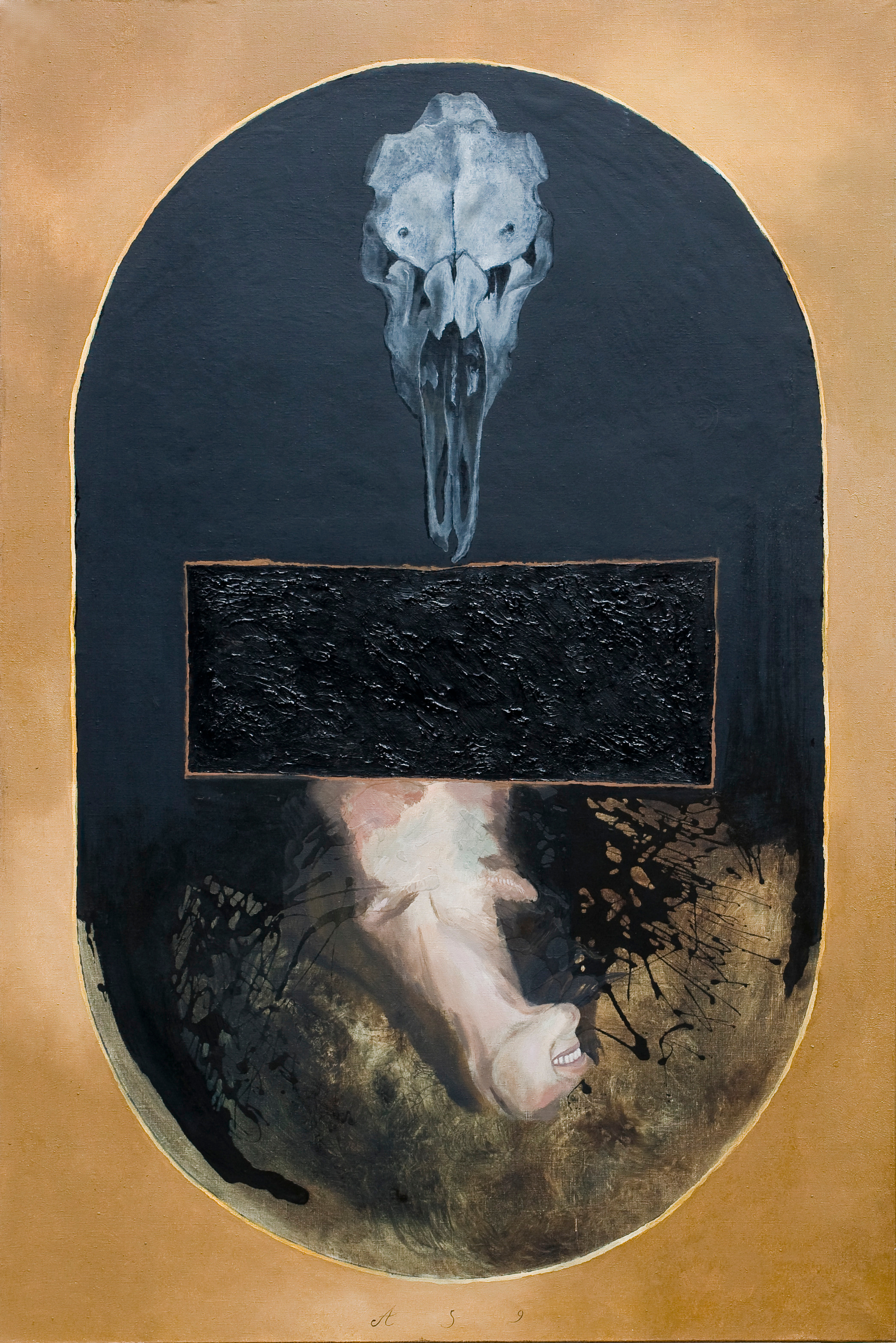 "Obraz z czaszką łosia" - 2009