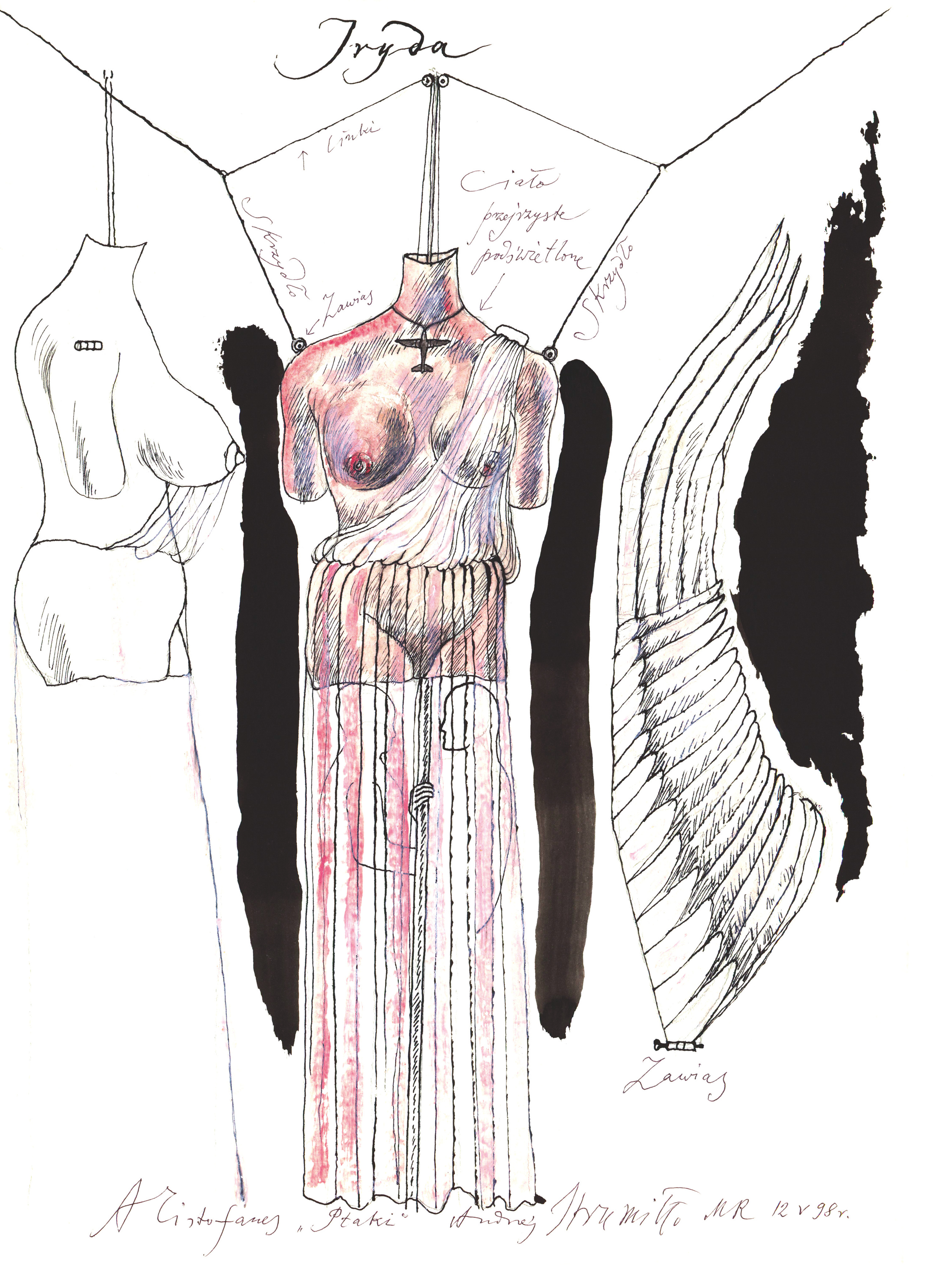 Aristophanes, "Birds", Dramatic Theater, Białystok, 1998