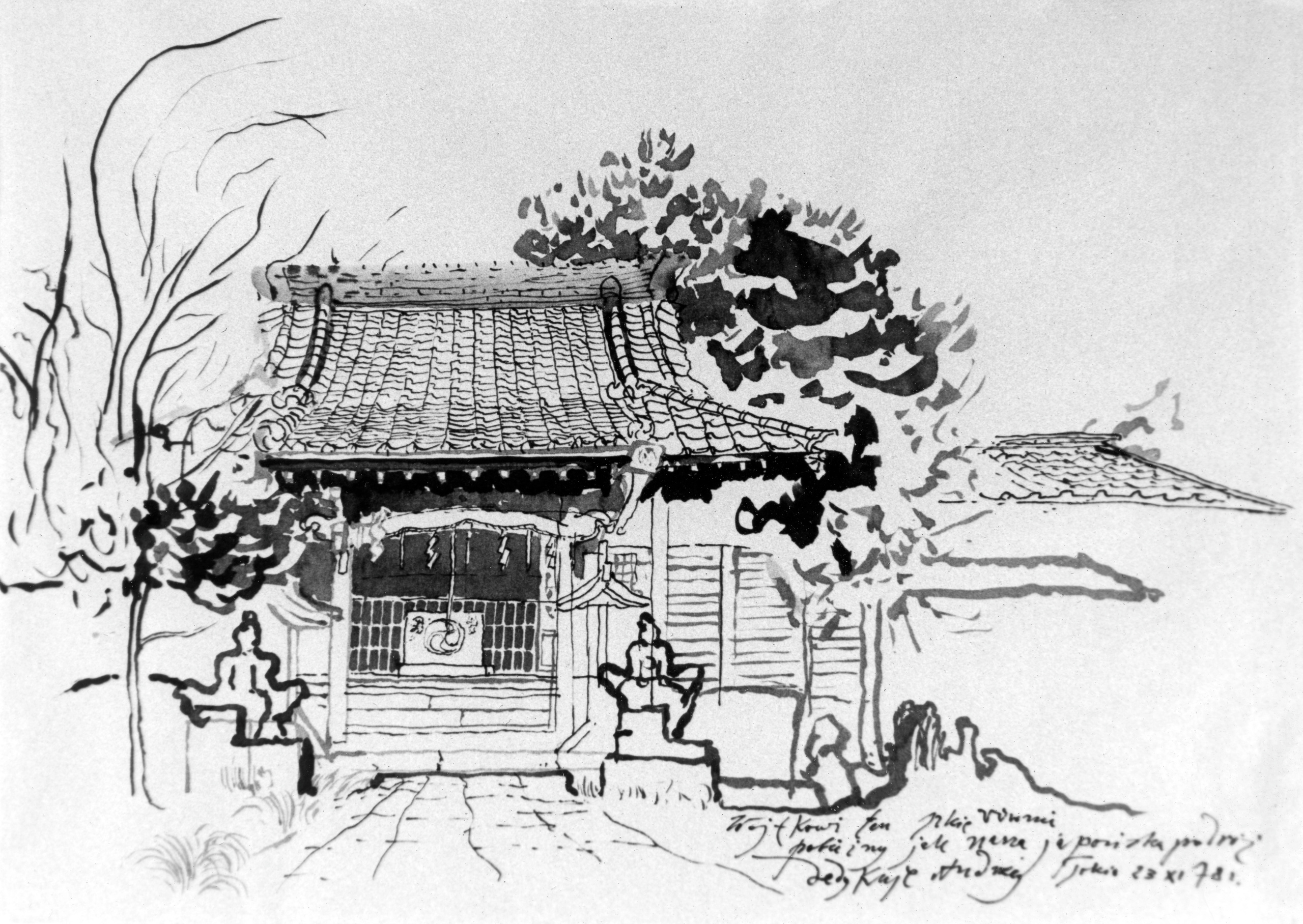 Rysunki z Azji. Andrzej Strumiłło - Wybitny polski artysta