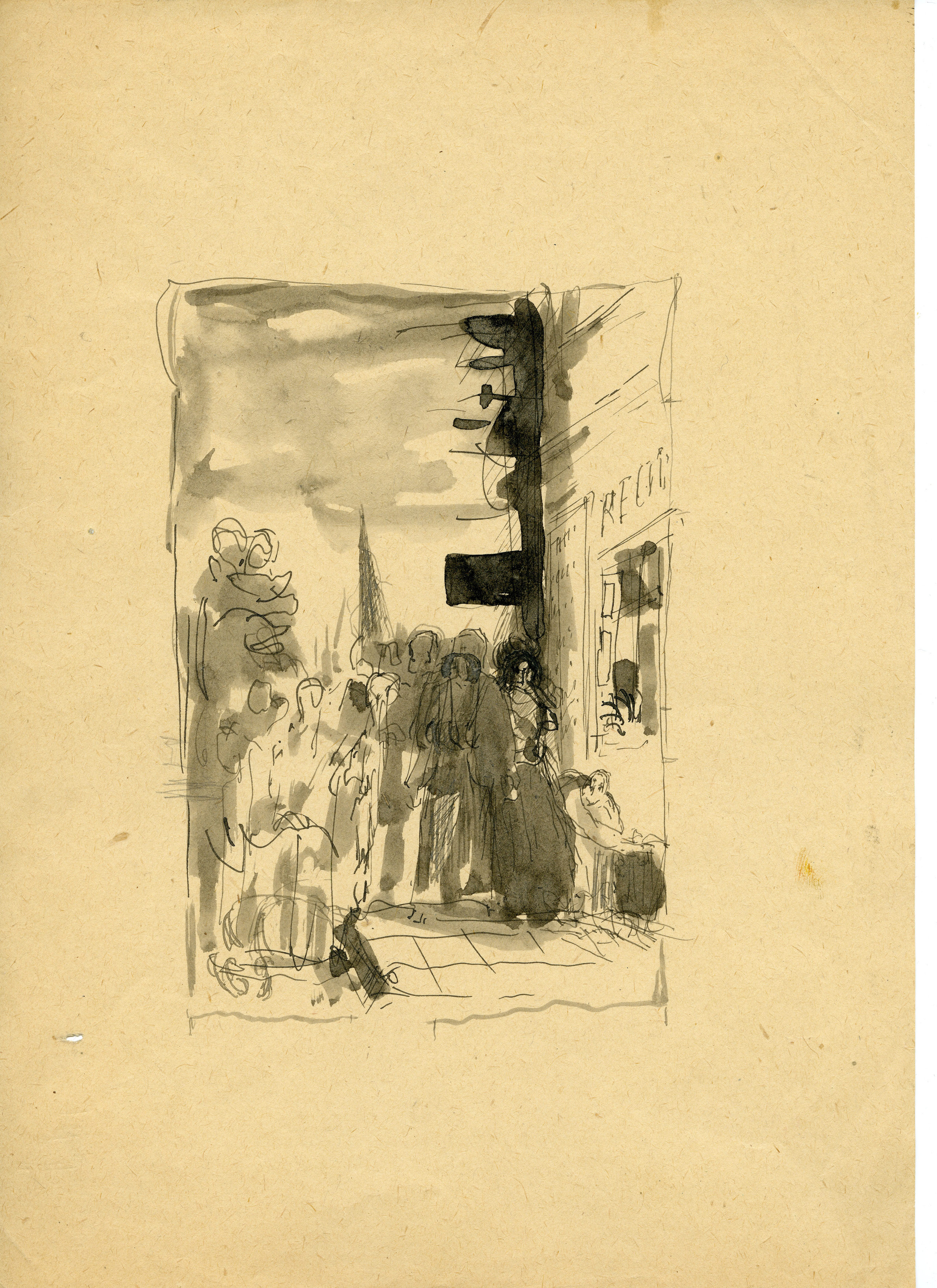 Drawing 1945 — 1970. Andrzej Strumillo