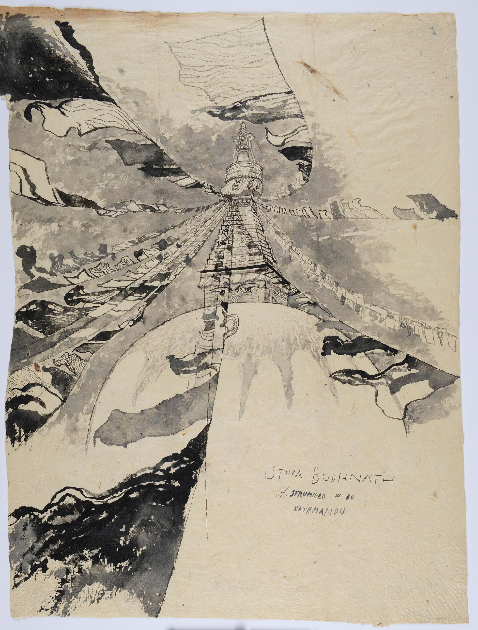 Rysunki z Azji. Andrzej Strumiłło - Wybitny polski artysta