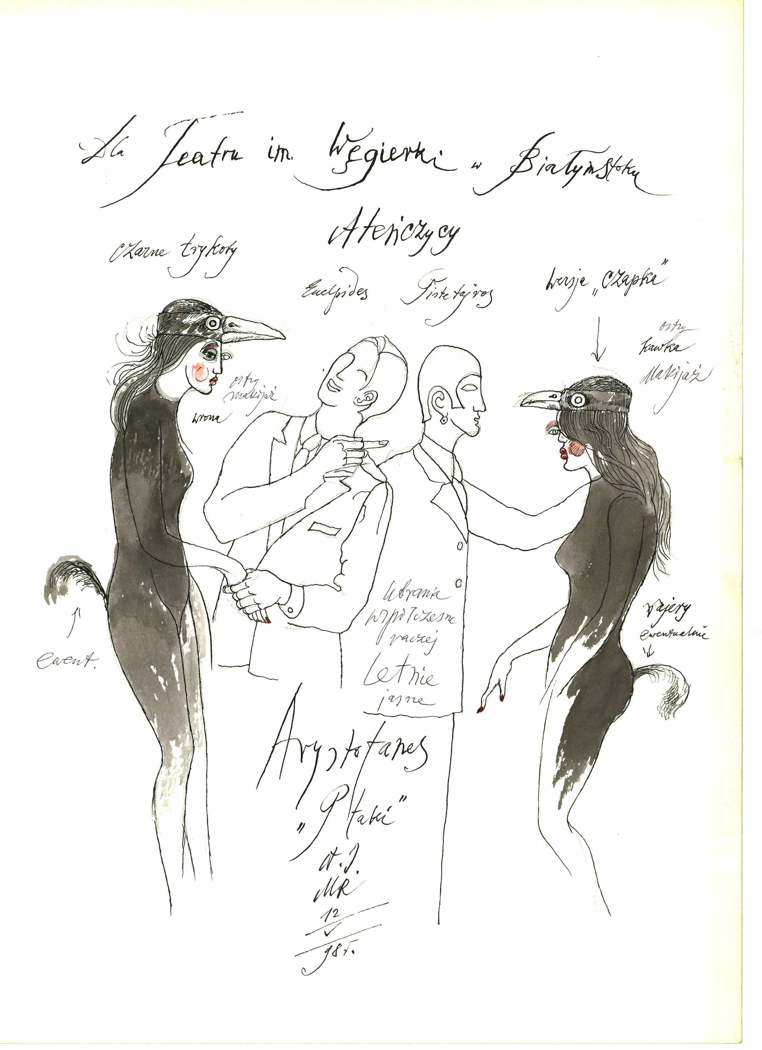 Aristophanes, "Birds", Dramatic Theater, Białystok, 1998