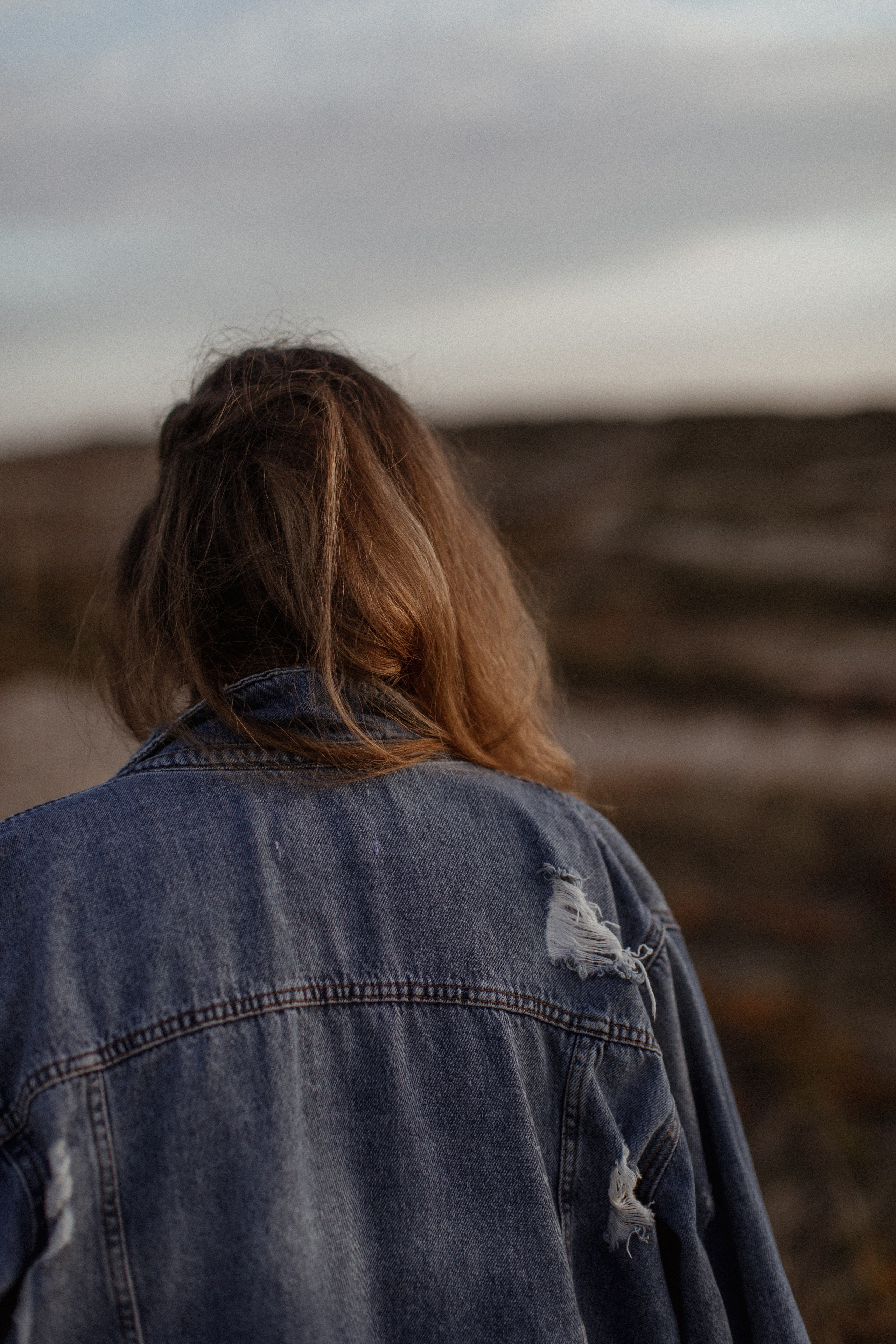 Sunset on the beach. True self