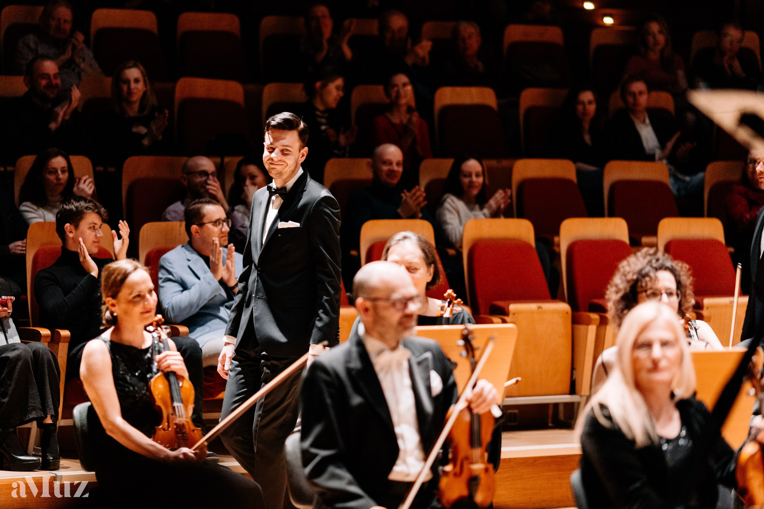 Koncert dyplomantów aMuz w Polskiej Filharmonii Bałtyckiej. Fotograf Ślubny Warszawa - Sesje Biznesowe Rodzinne Eventy