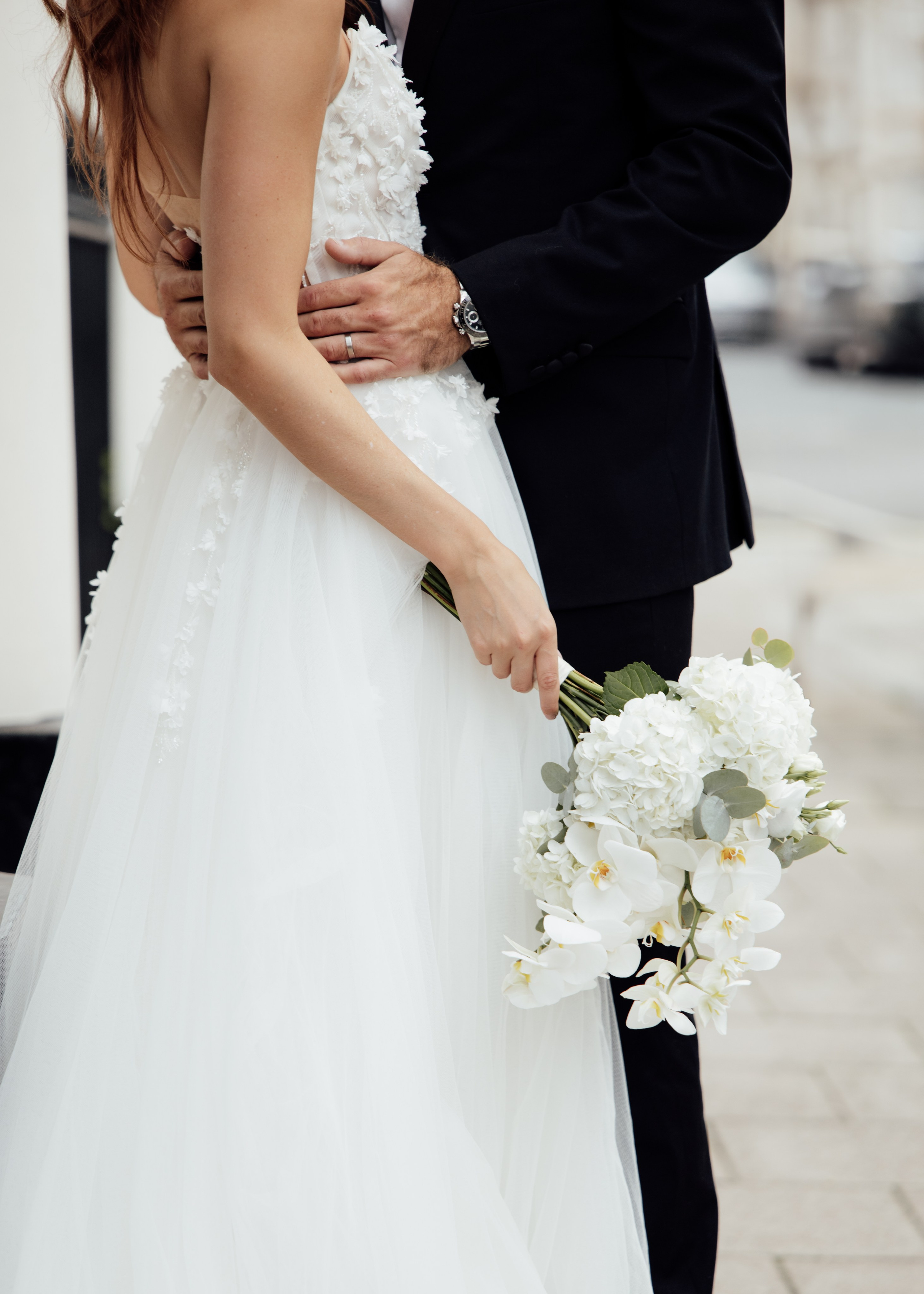 Elegant Wedding London Belgravia Elopement couple. Timeless Wedding & Event Photography — based London, working across Europe