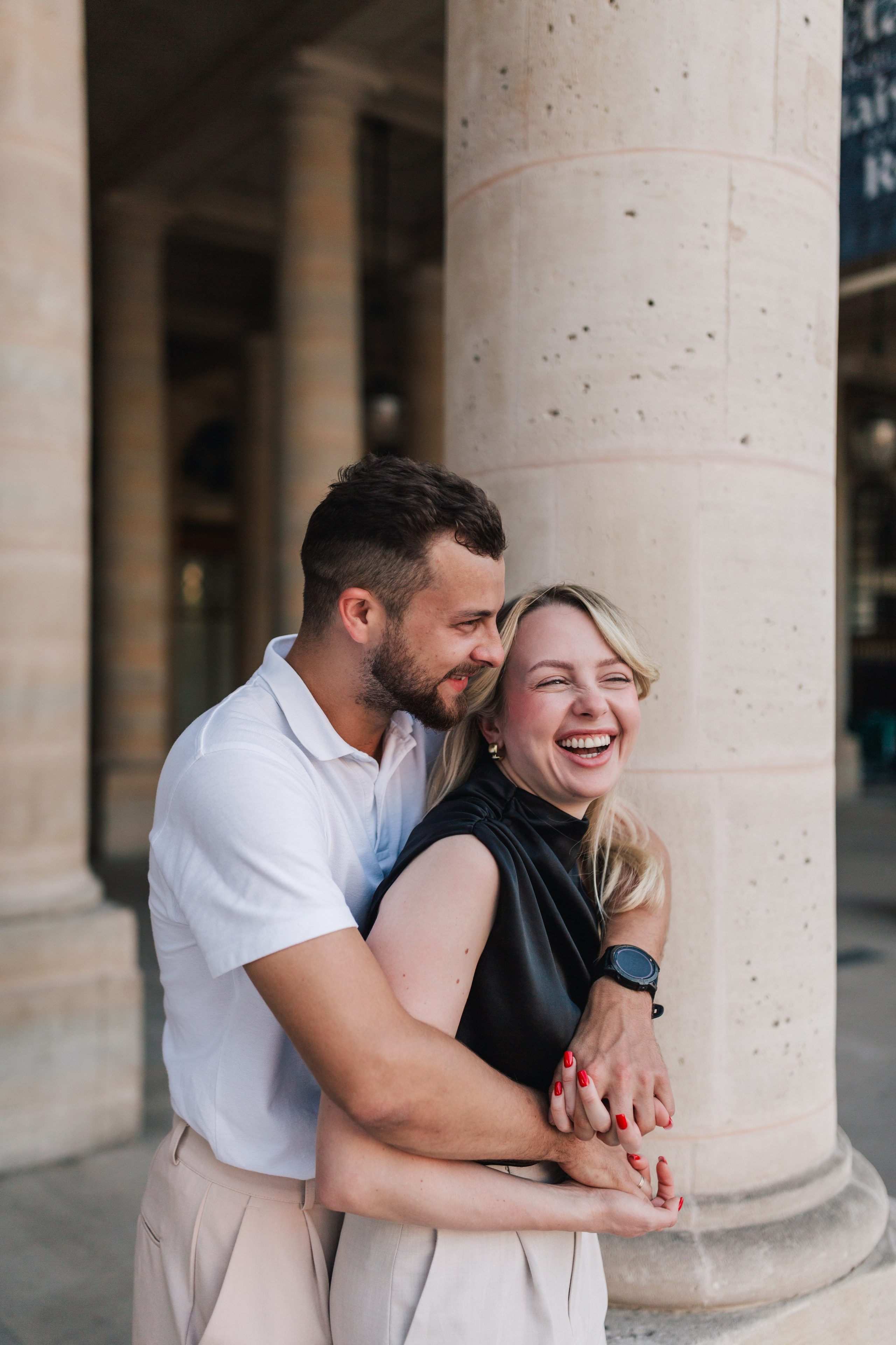 Paris couple shooting. Photographer Rouen, France