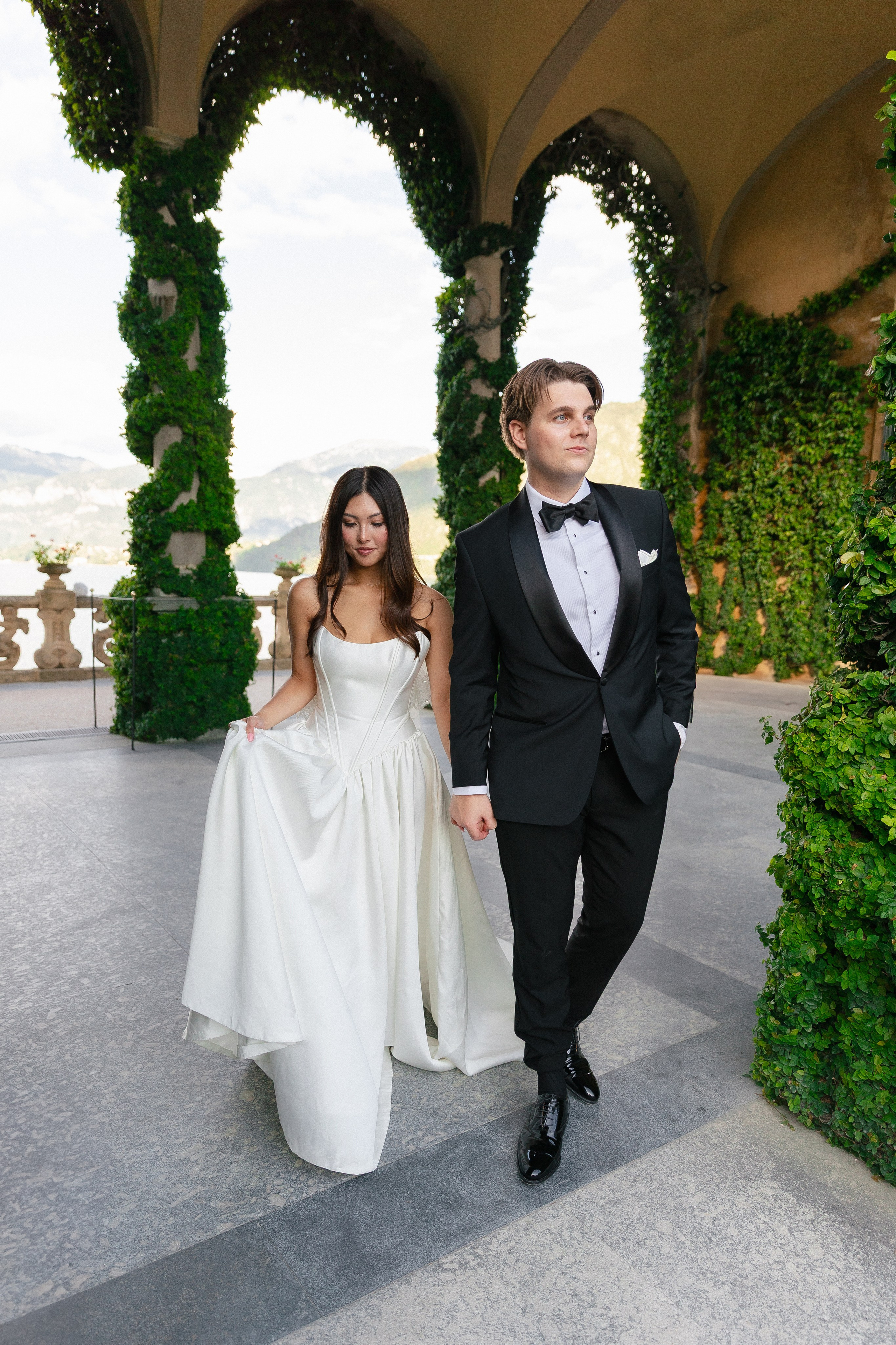 Lily & Zach, Villa del Balbianello. Photographer in Italy Anna Linnik