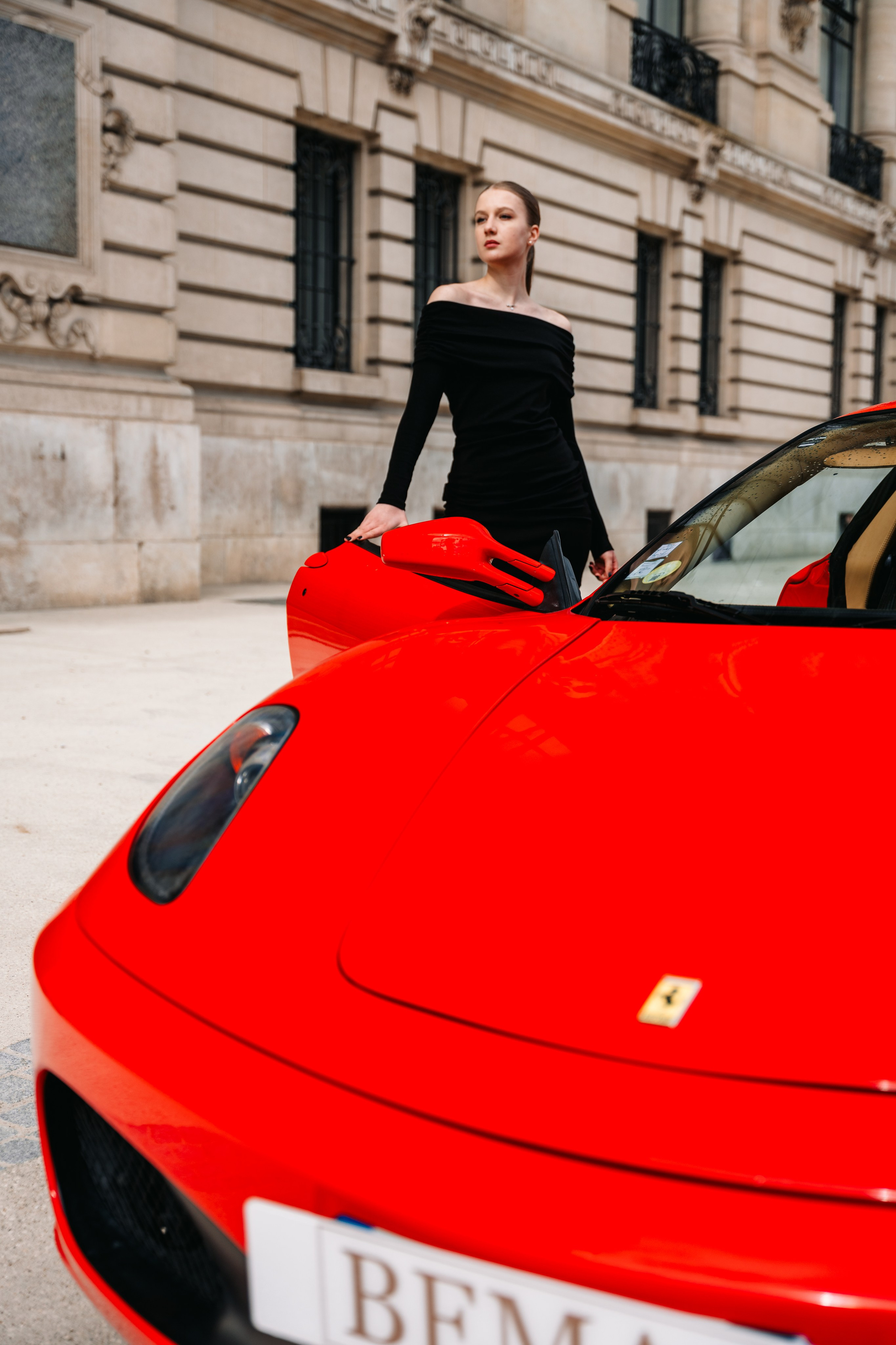 Anna x Ferrari F430. Photographer in Paris — Vitalii Motruk