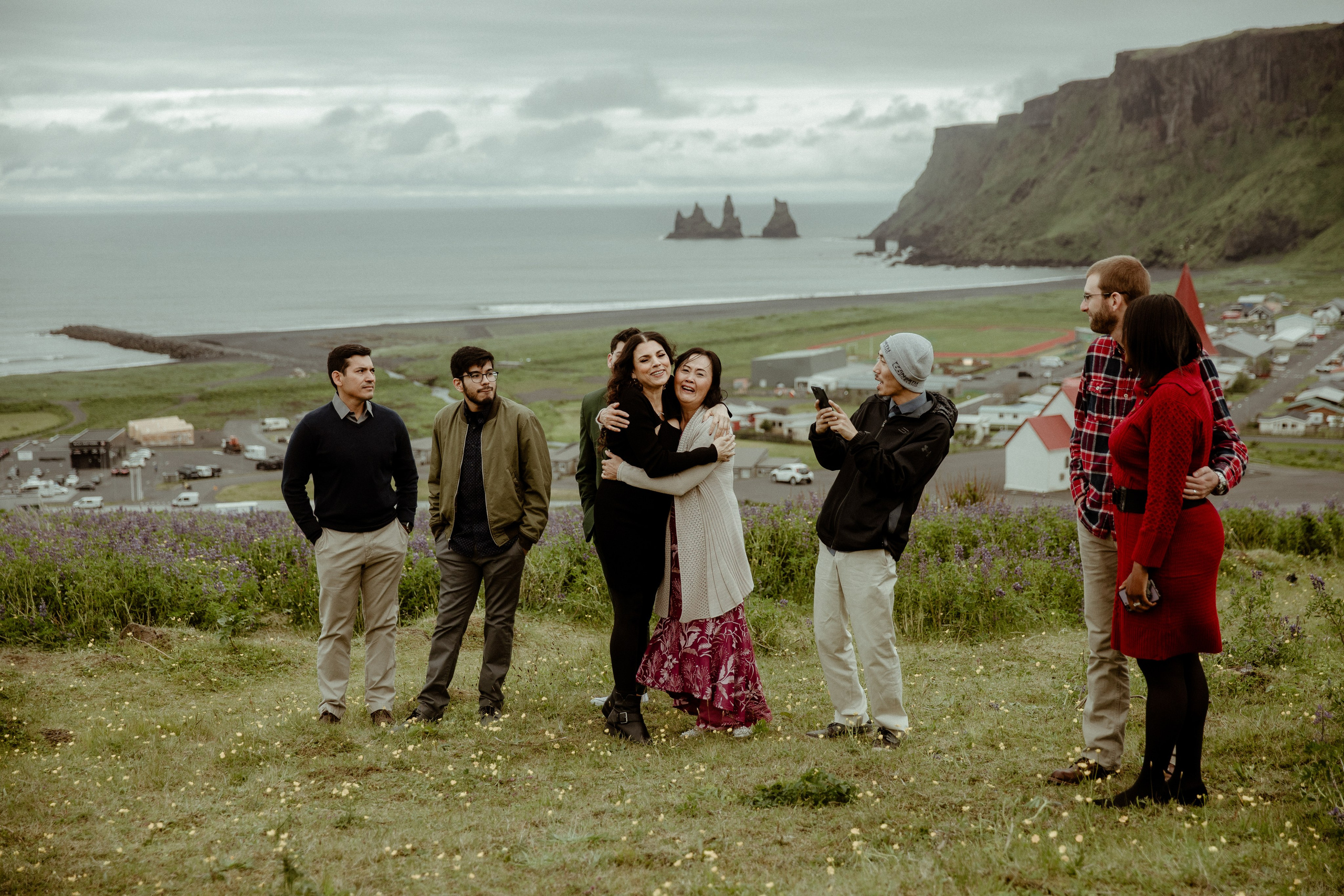 Elopement at Kvernufoss Waterfall. Iceland elopement photo and video | Nikolaichik Photo