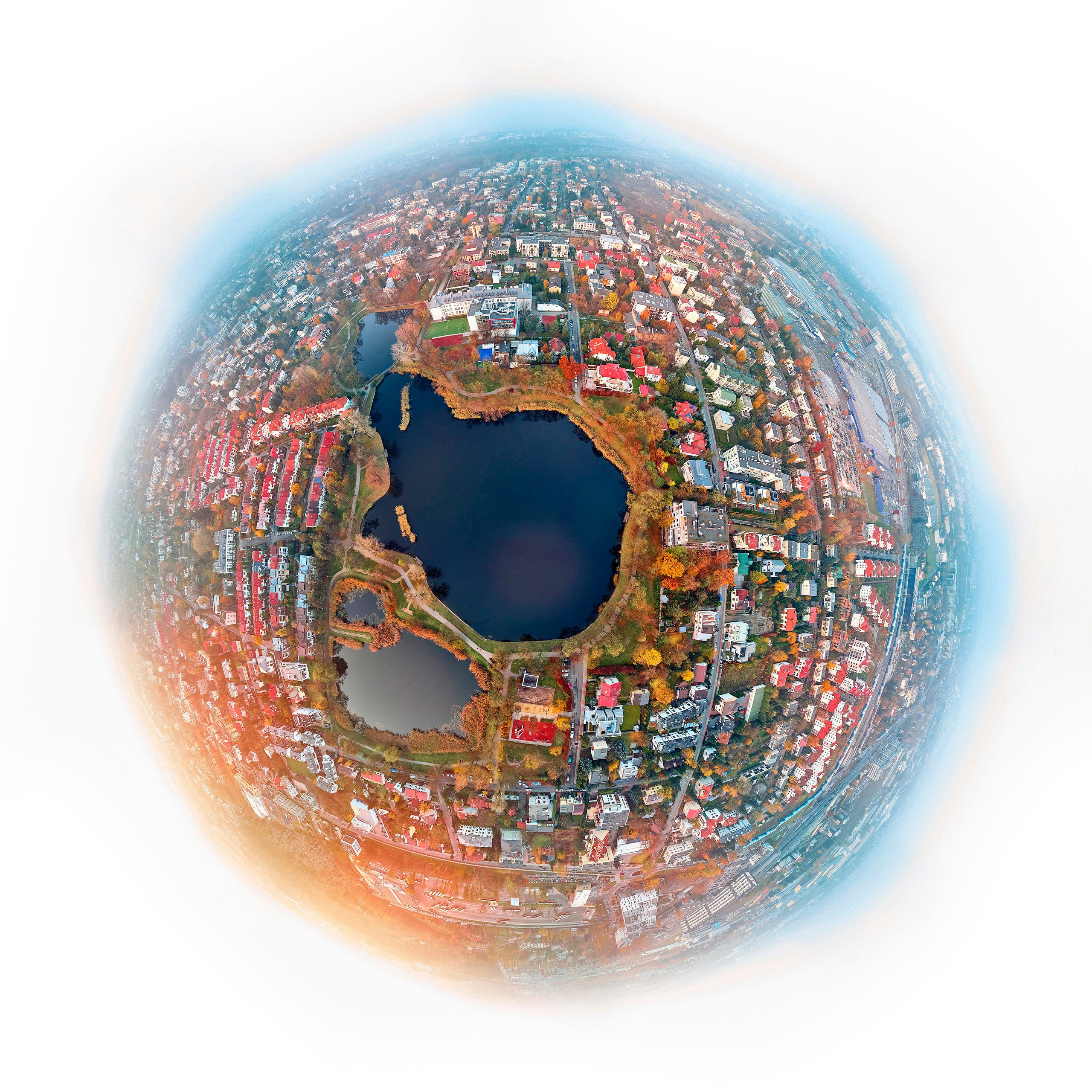 Panoramy lotnicze 360 „Little Planet” znanych miejsc Warszawy. Андрей Шипилов — Фотография & Видеография