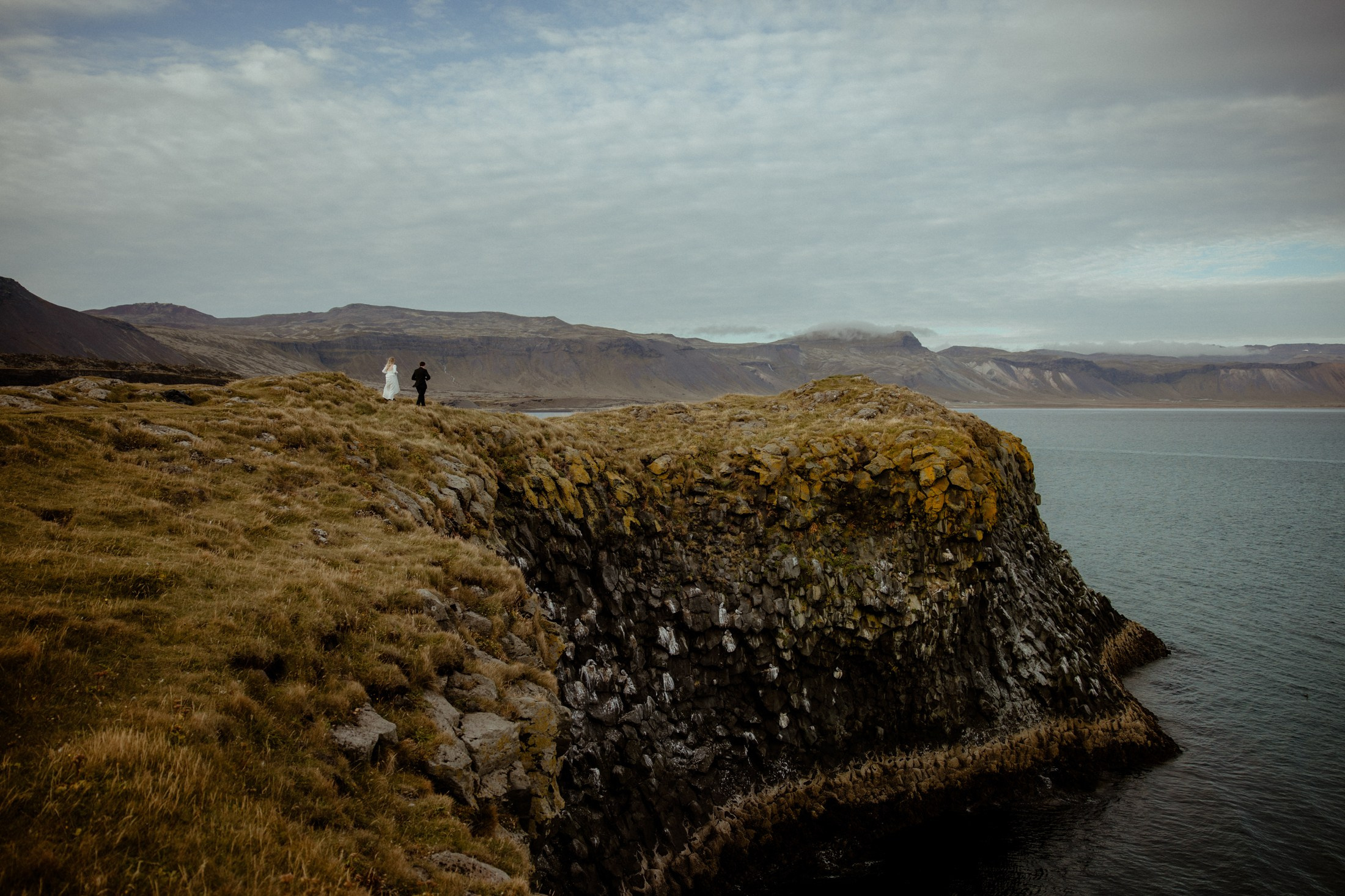 Iceland elopement at Budir Black Church | Snæfellsnes wedding by Iceland elopement photographer & videographer. Iceland elopement photographer & videographer