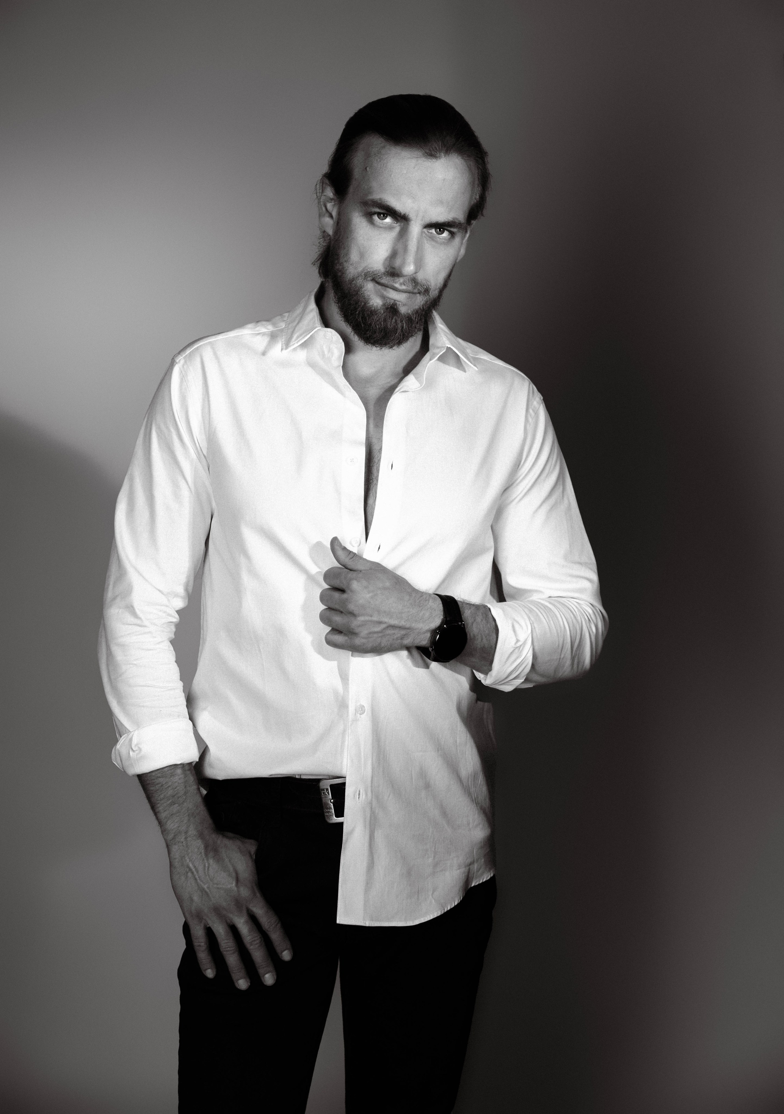 Мужской портрет, модельные тесты. Фотограф в Праге, Брно Елена Федоренко / Photographer Elena Fedorenko