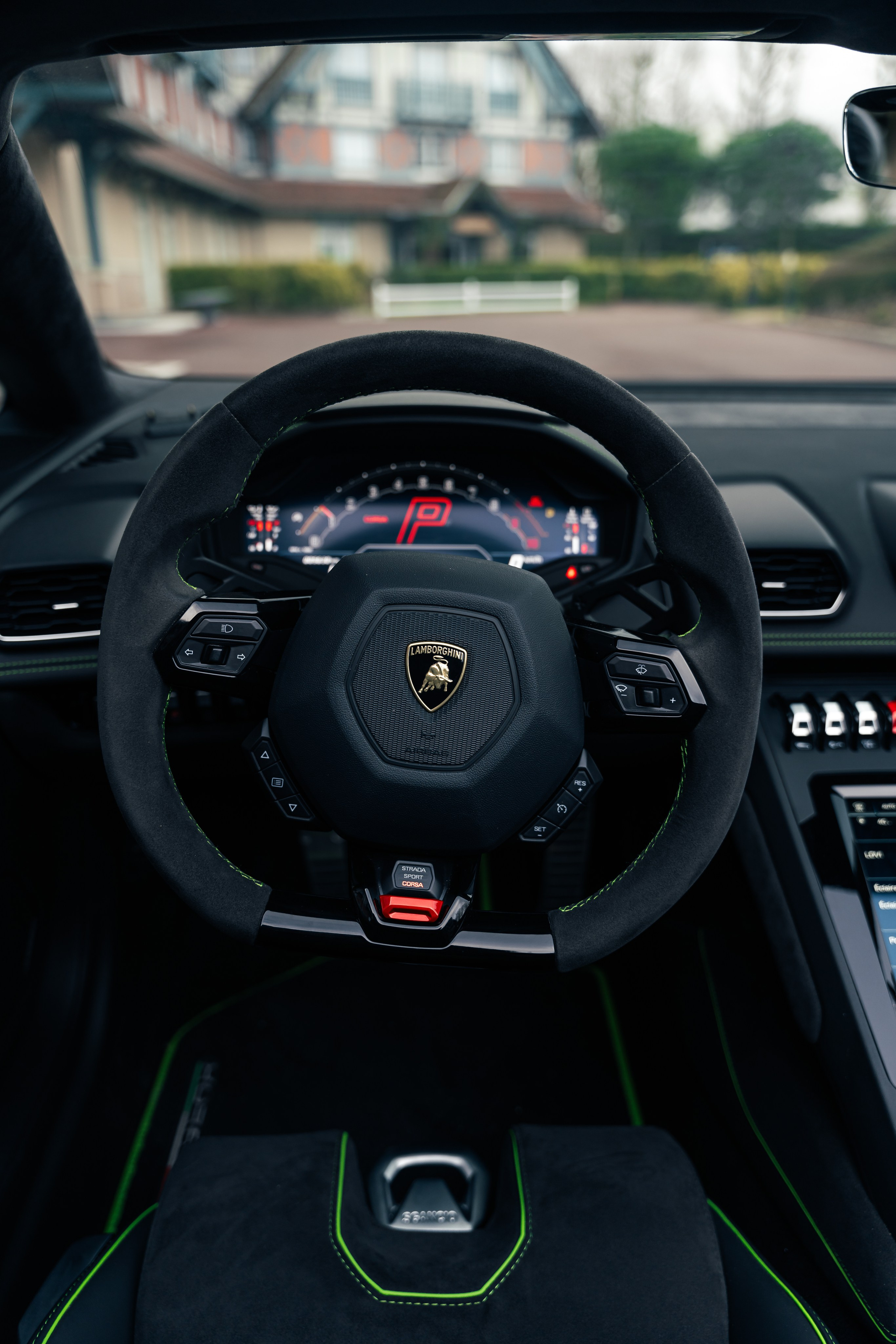 Lamborghini Huracan Evo Spyder. Photographe de voitures à Paris — Vitalii Motruk