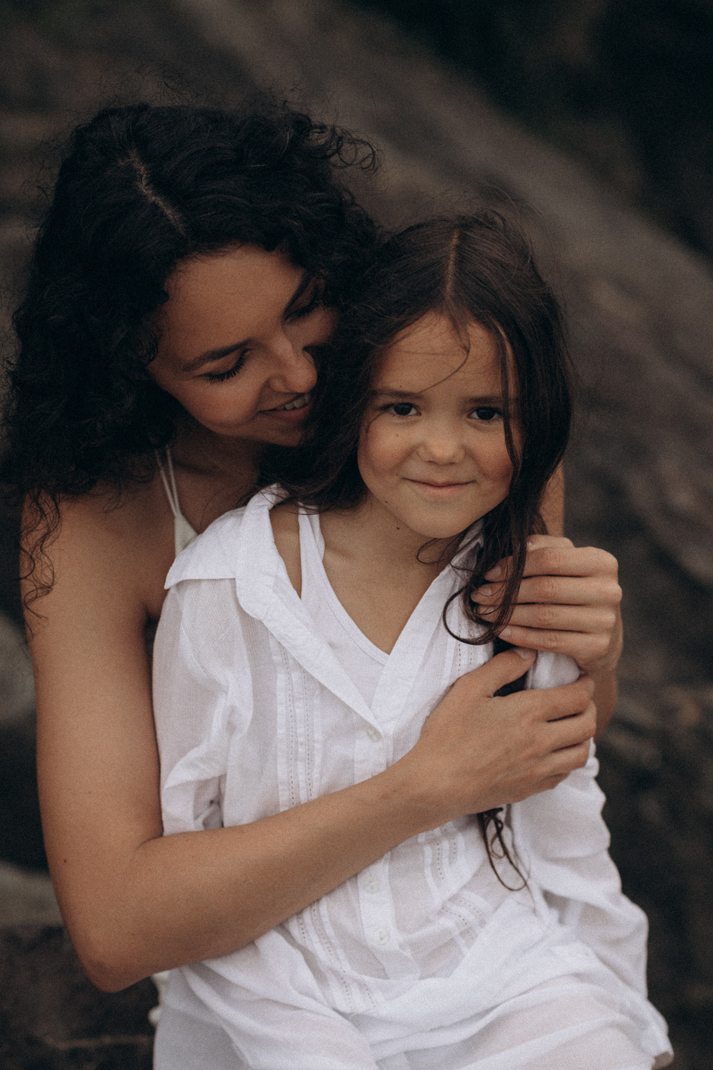 mum and daughter portrait