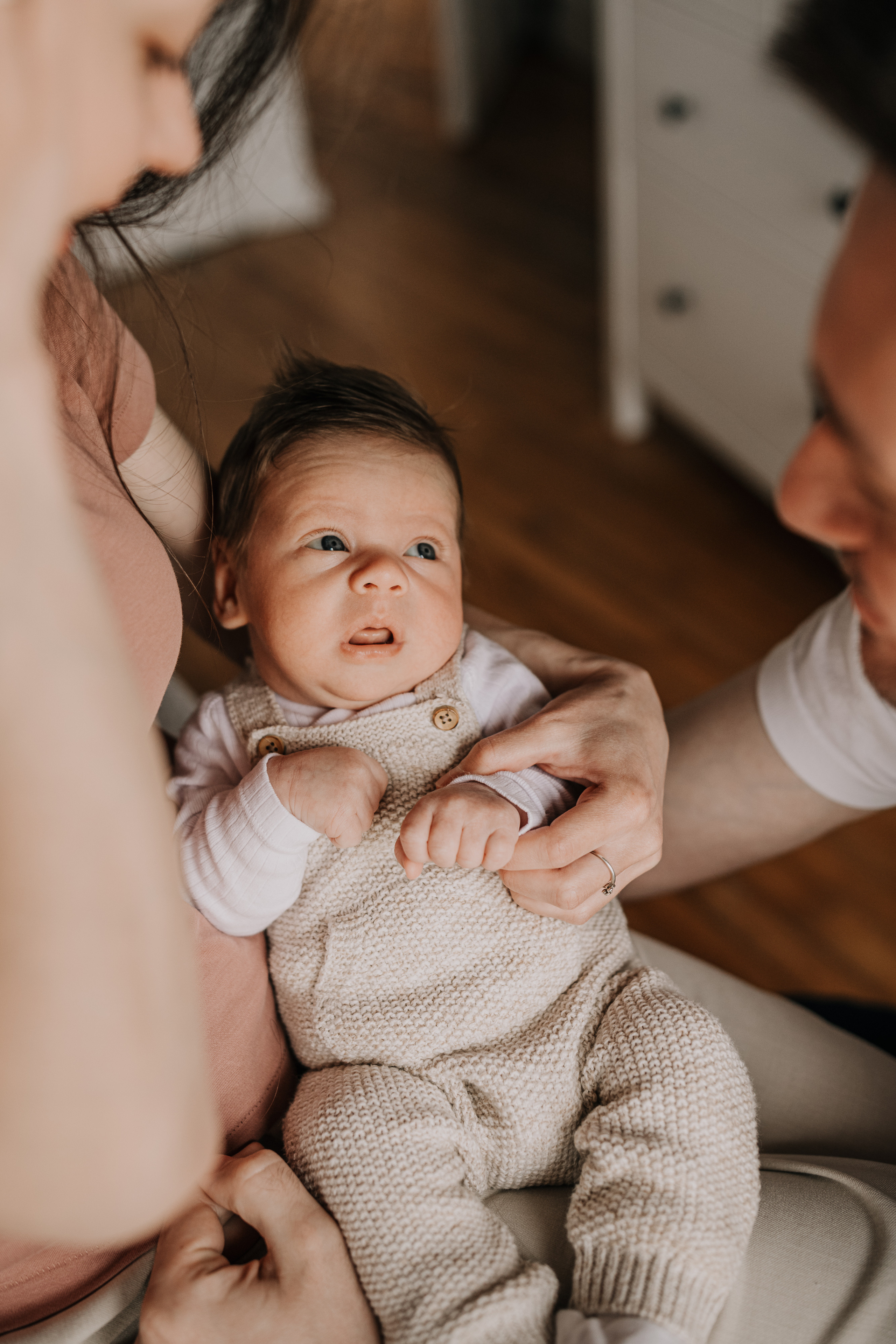 newborn baby boy at home