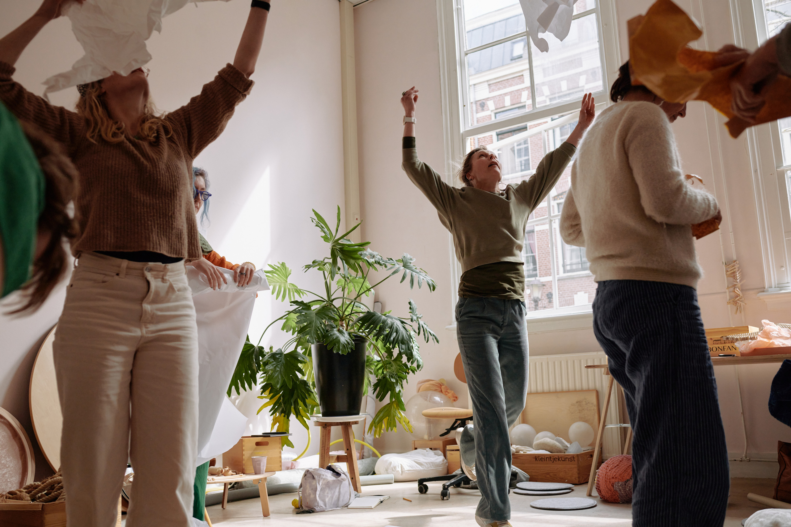 Kleintjekunst training. Fotograaf Amsterdam - Victoria Ushkanova