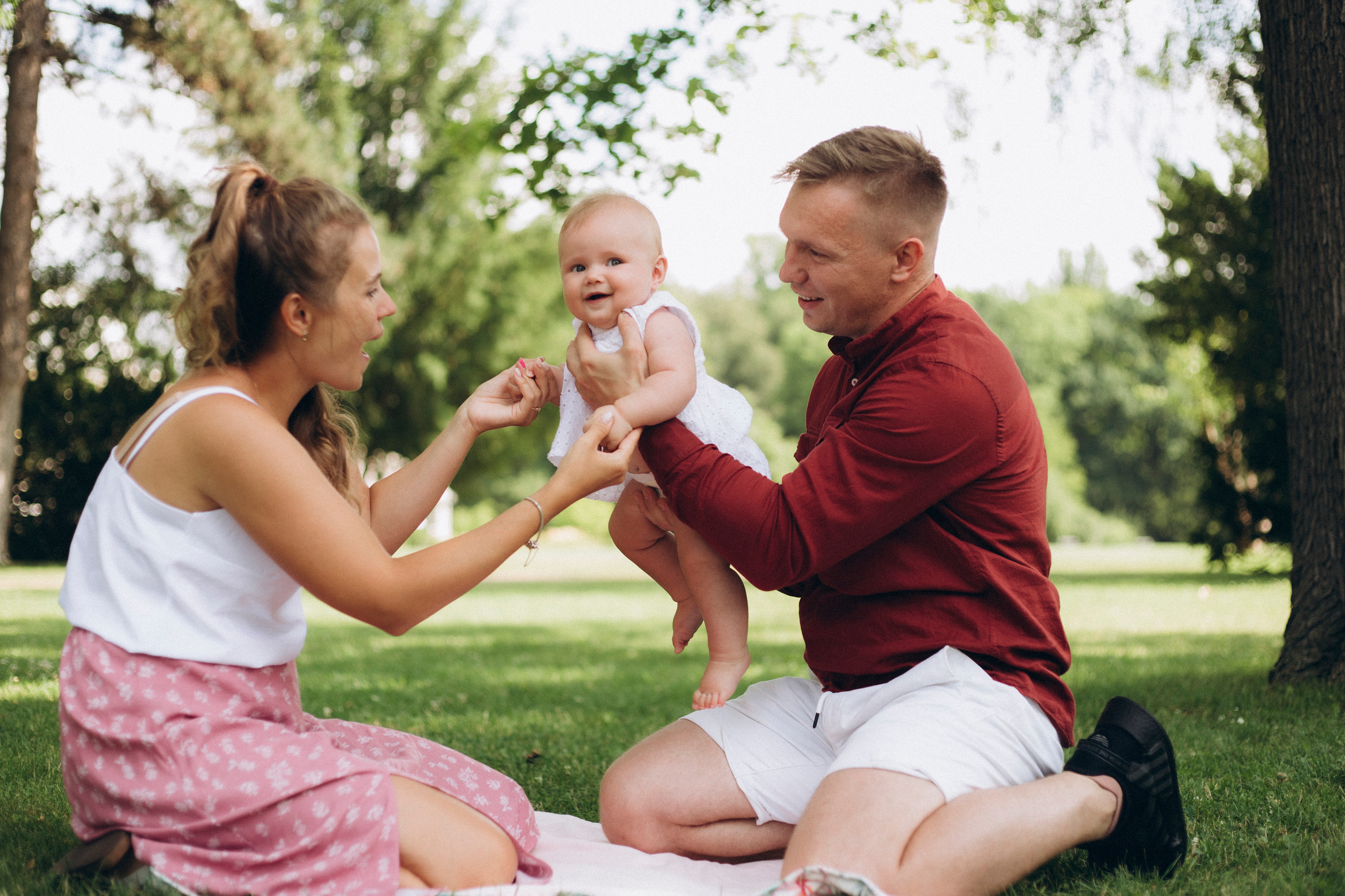 Лера & Саша & Злата. Фотограф в Варшаве Мария Волкова