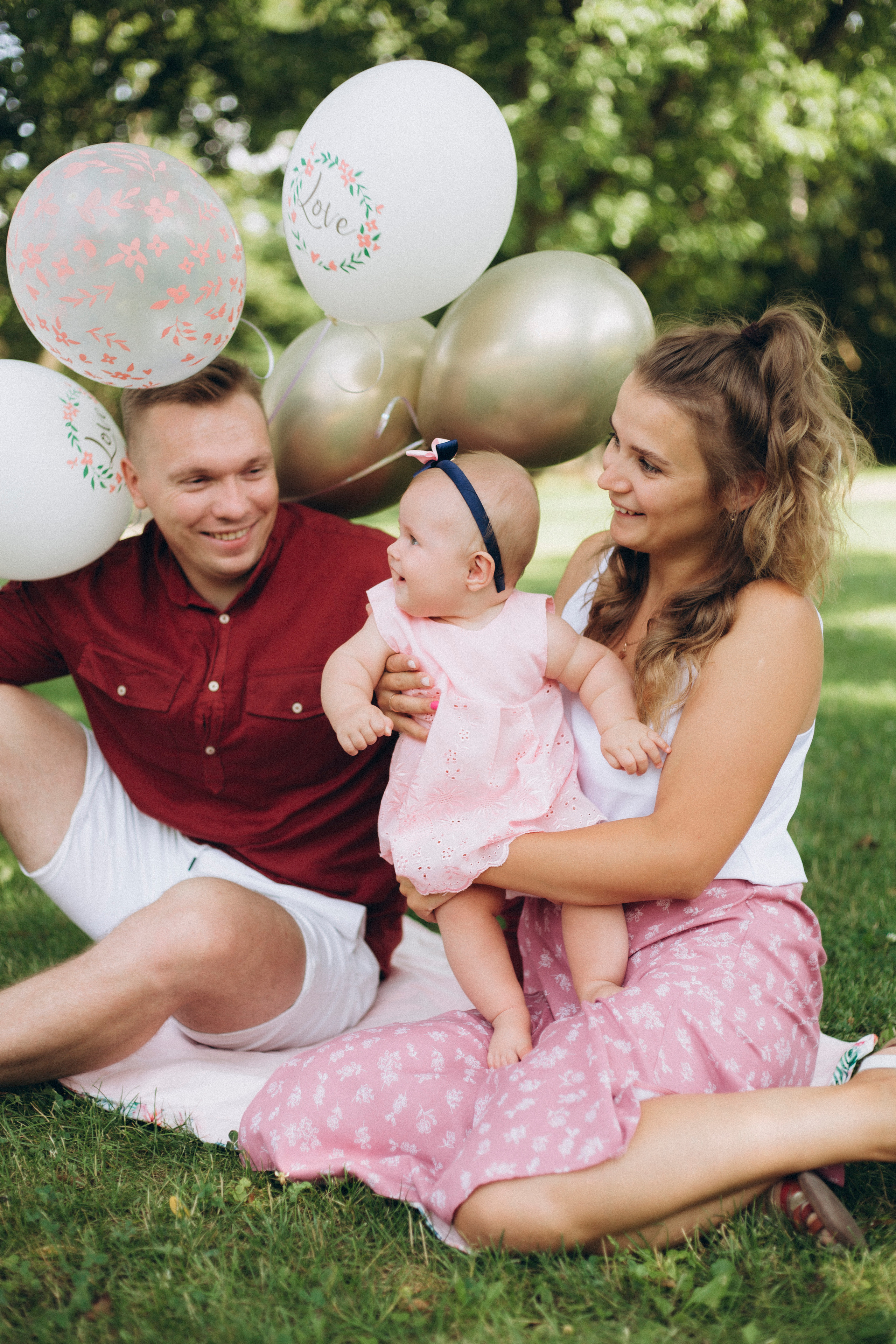 Лера & Саша & Злата. Фотограф в Варшаве Мария Волкова