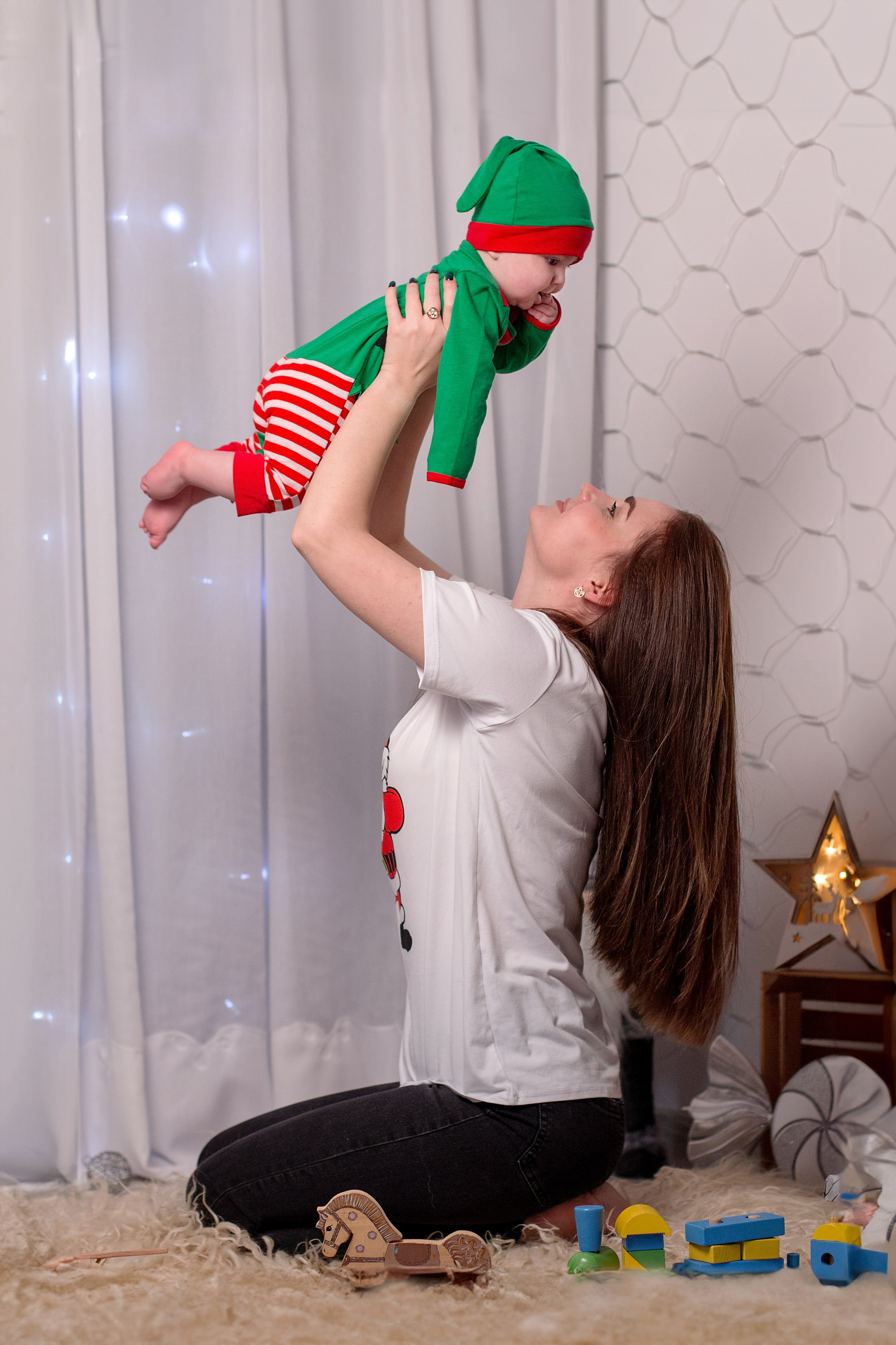Новый год в студии. Детский и семейный фотограф в г. Бельцы