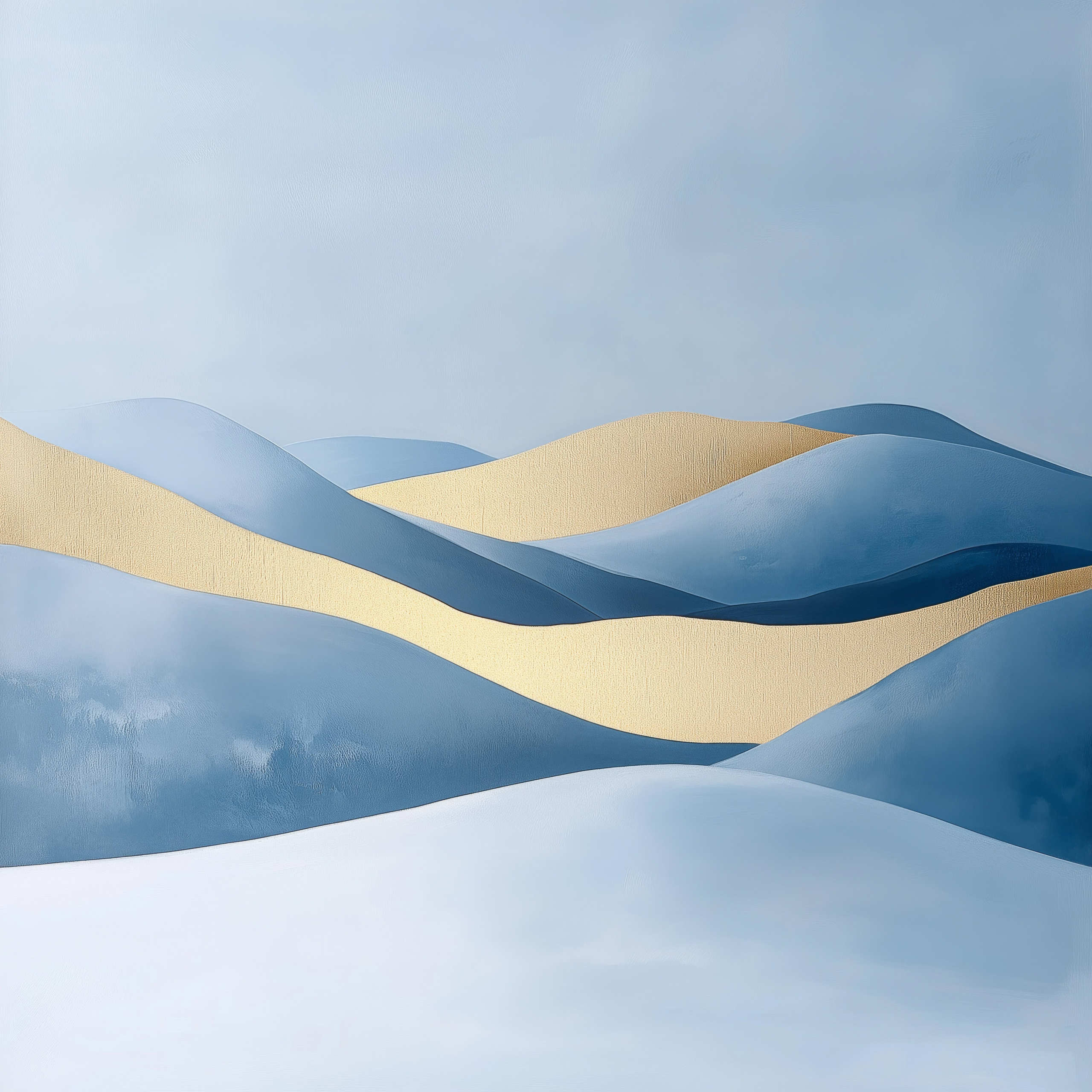 Silent symphony of winter. Lolly Shine. Contemporary digital artist