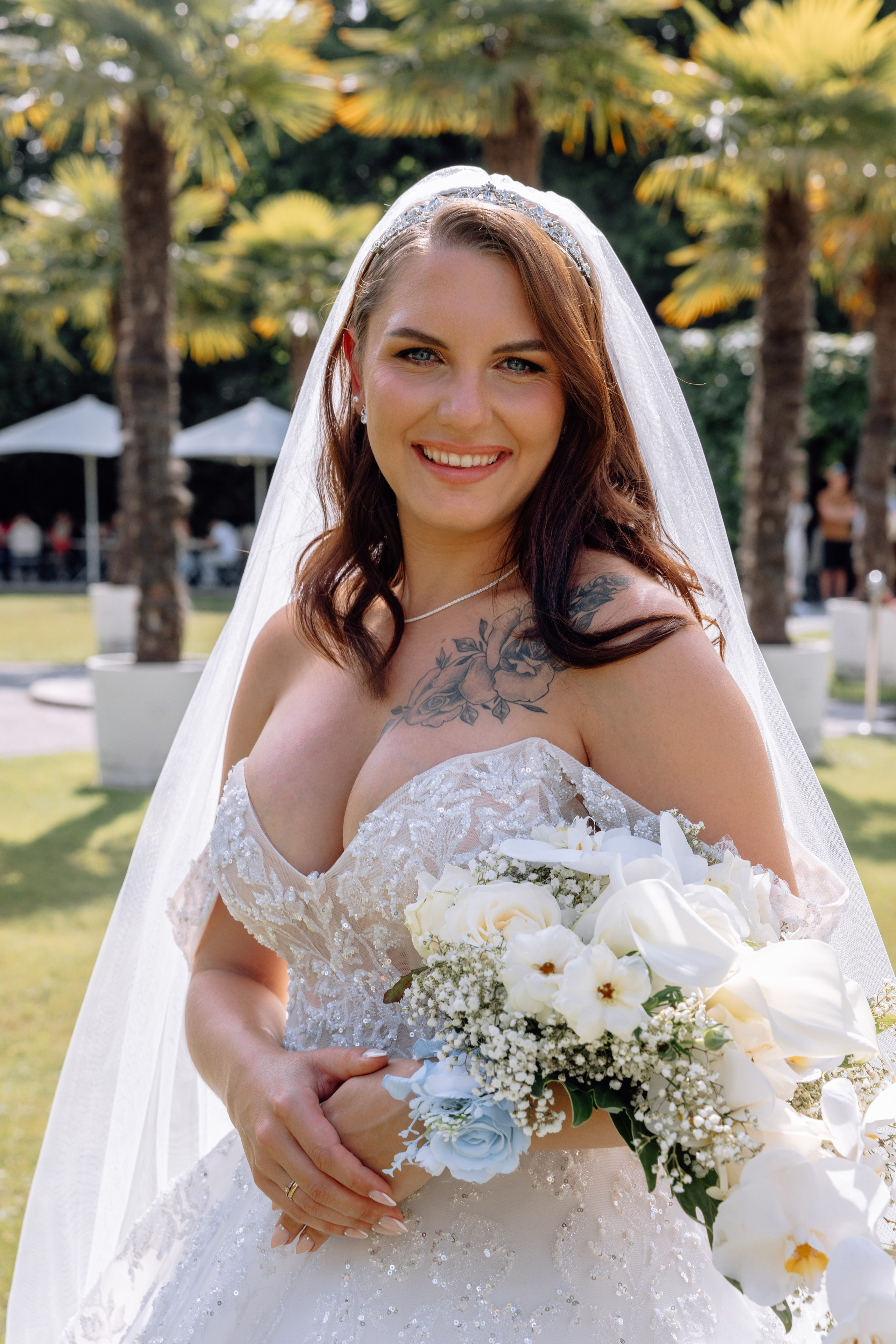 Hochzeit im Schlosscafé im Palmenhaus & Schloss Nymphenburg. Hochzeitsfotograf München Taufe Familienfotograf Tanja Mauke