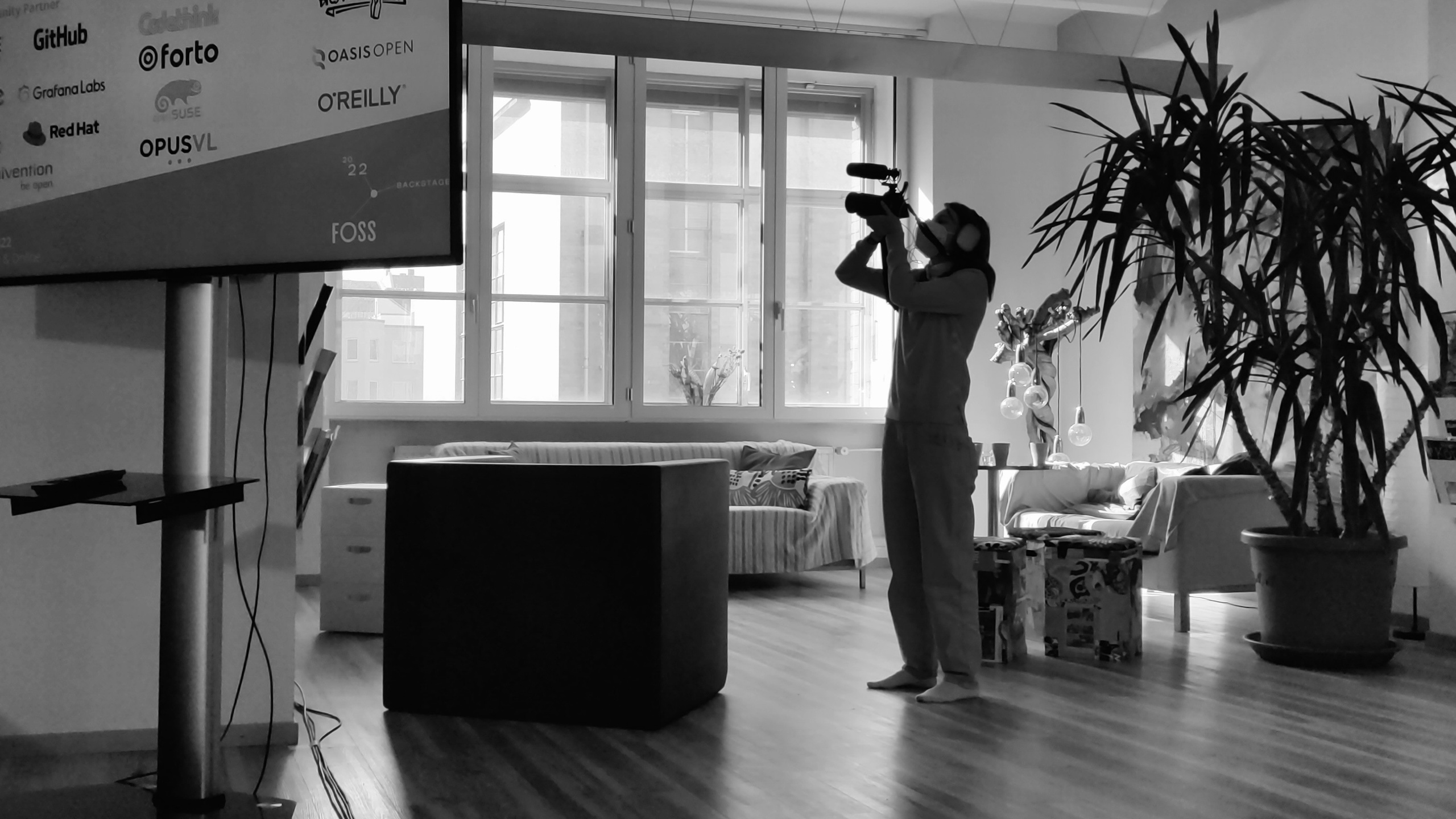 Backstage. Annecy Film — Videography, Vidéaste Kate CRAMON in Annecy and Geneva