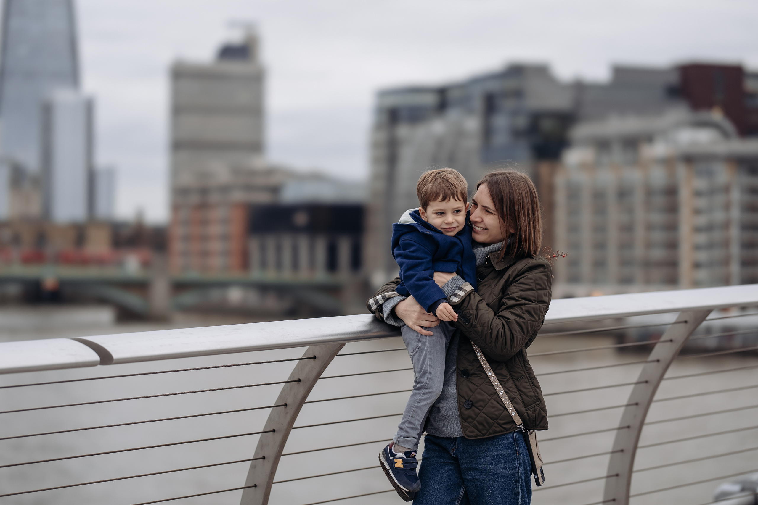 Denis with mum (St Paul’s Cathedral). Anastasia Klink, Photographer in London