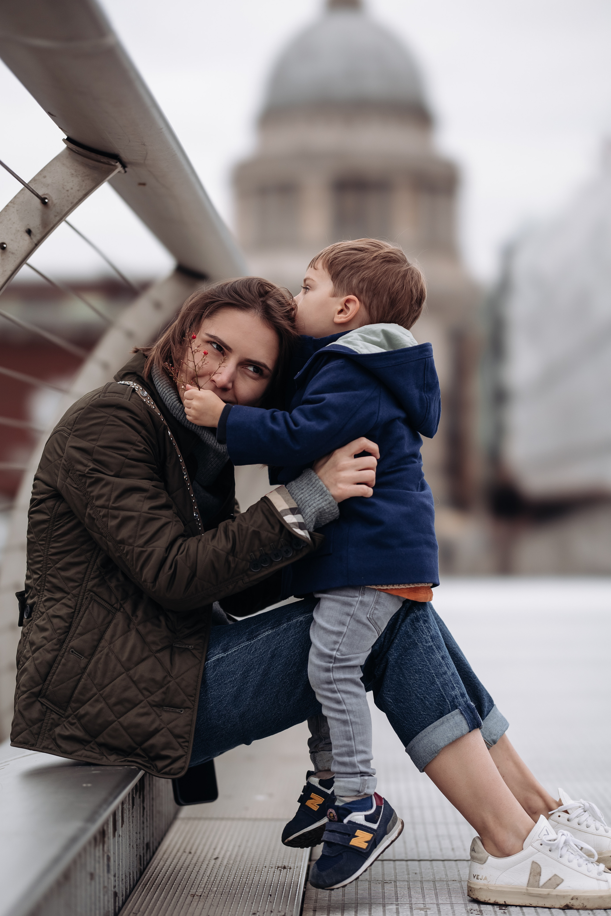 Denis with mum (St Paul’s Cathedral). Anastasia Klink, Photographer in London