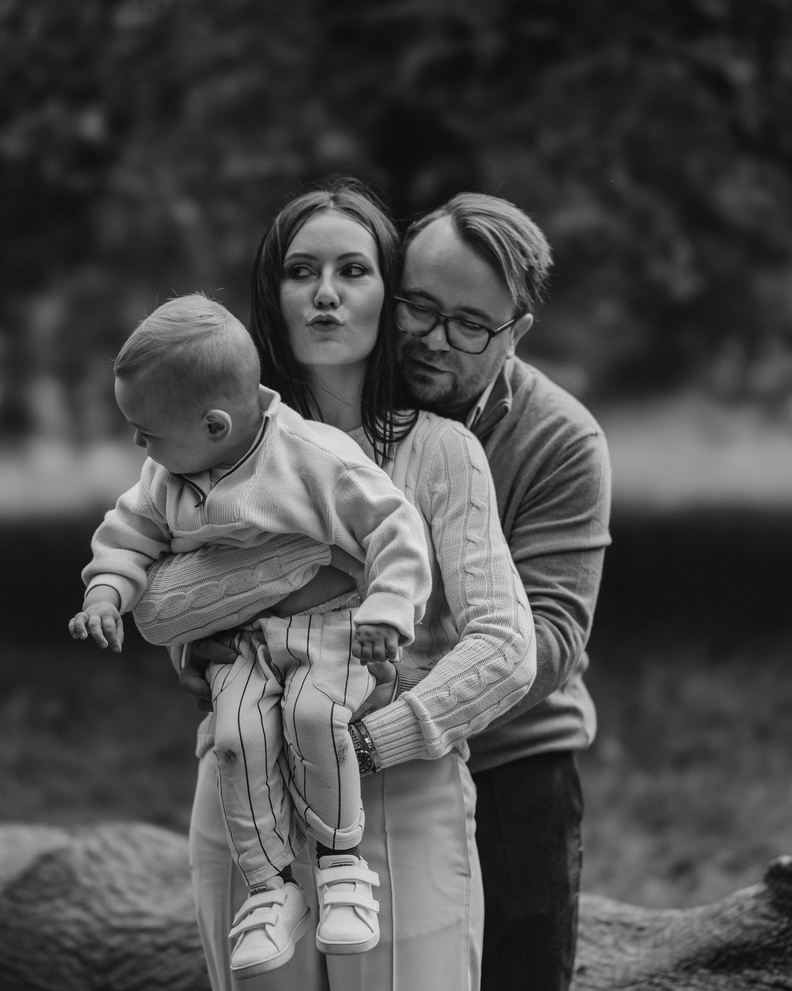 Charles with parents (Hyde park). Anastasia Klink, Photographer in London