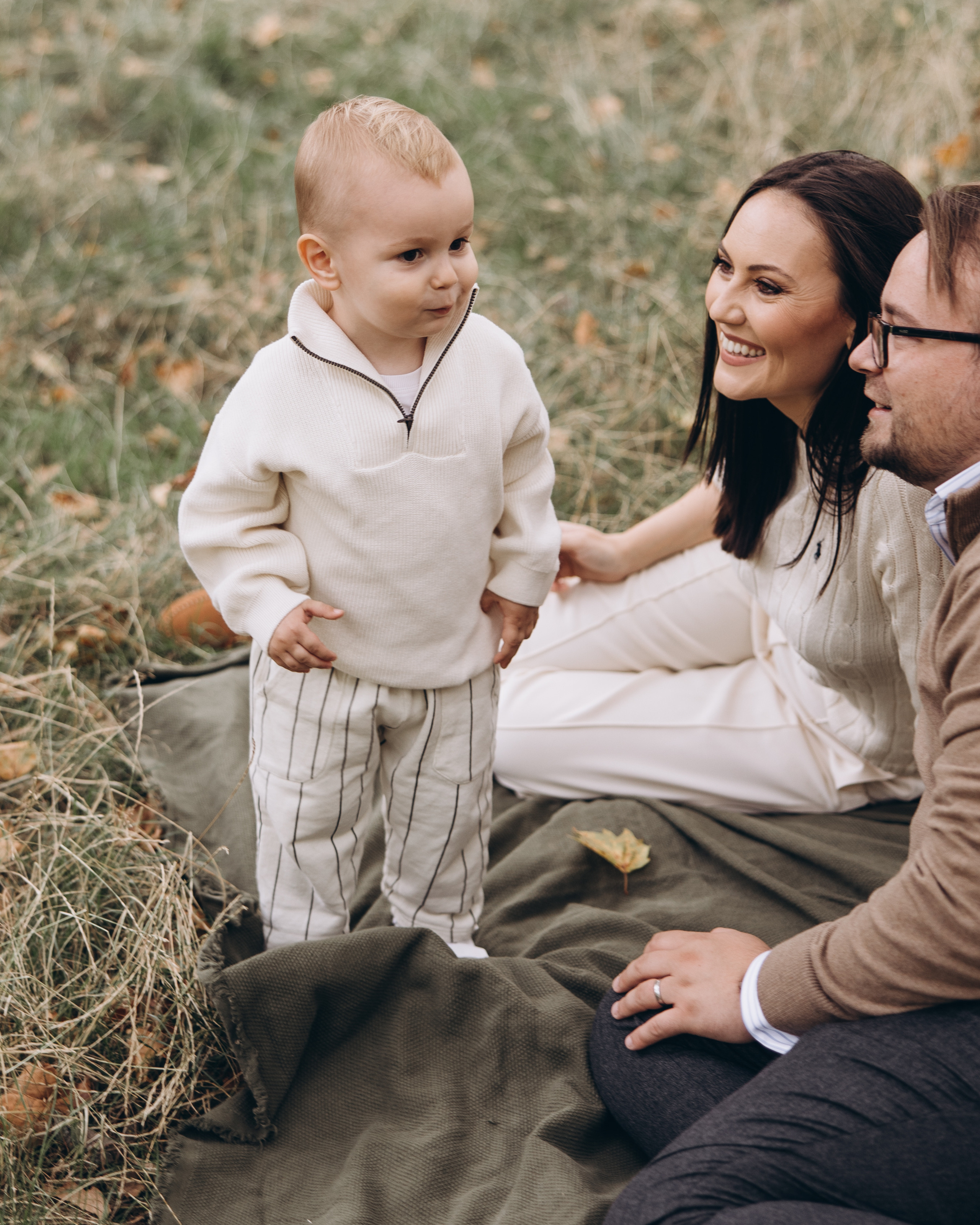 Charles with parents (Hyde park). Anastasia Klink, Photographer in London