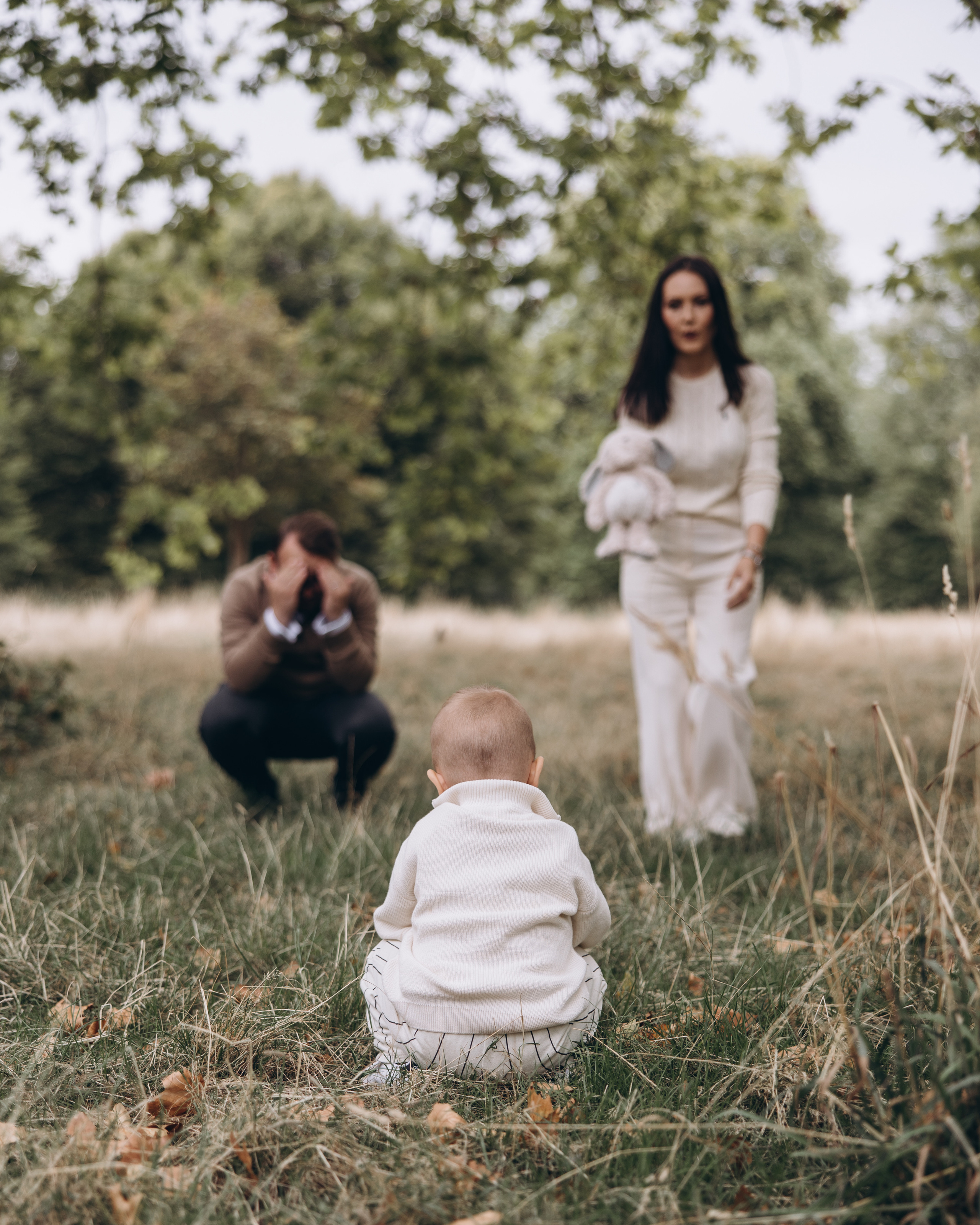 Charles with parents (Hyde park). Anastasia Klink, Photographer in London