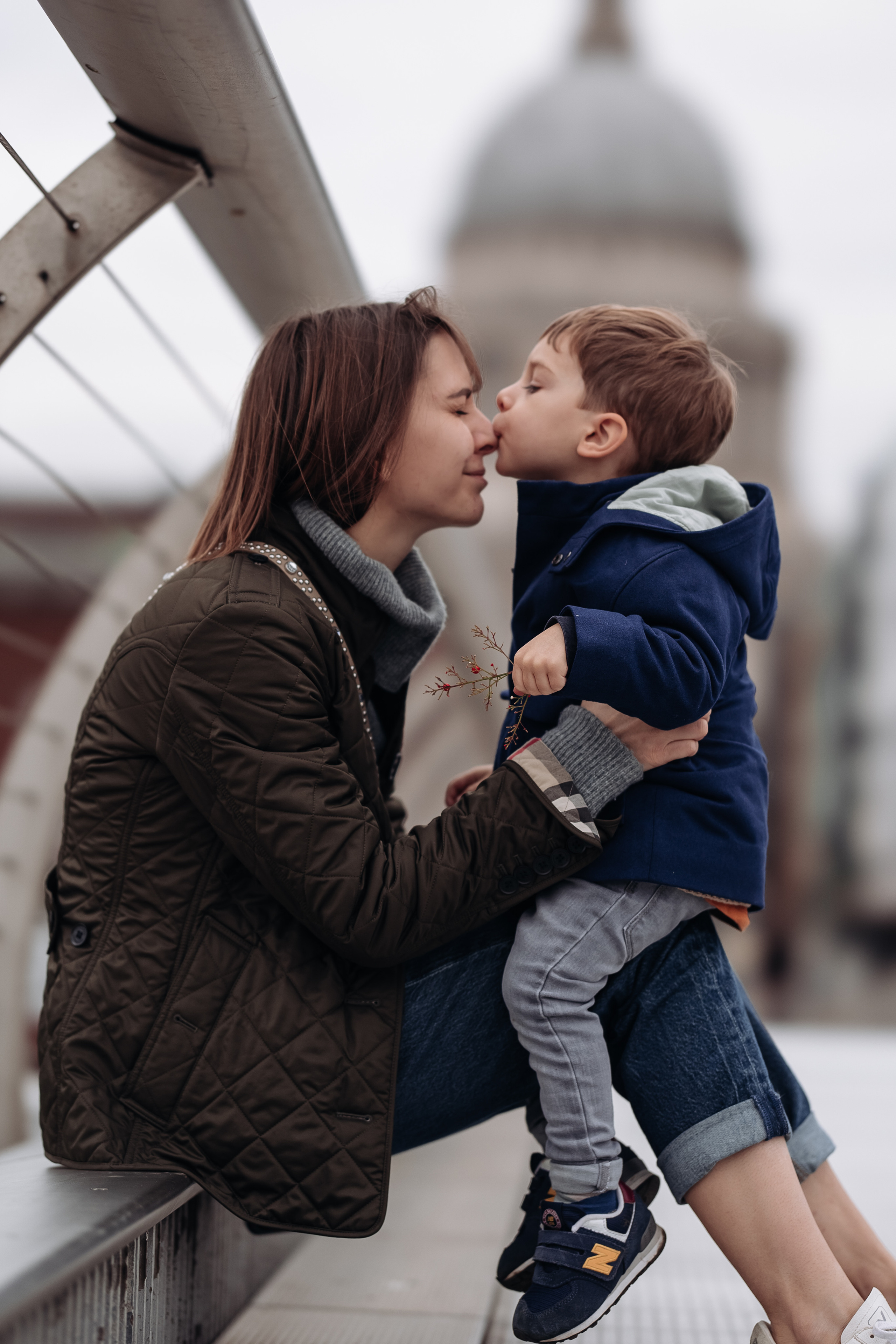 Denis with mum (St Paul’s Cathedral). Anastasia Klink, Photographer in London