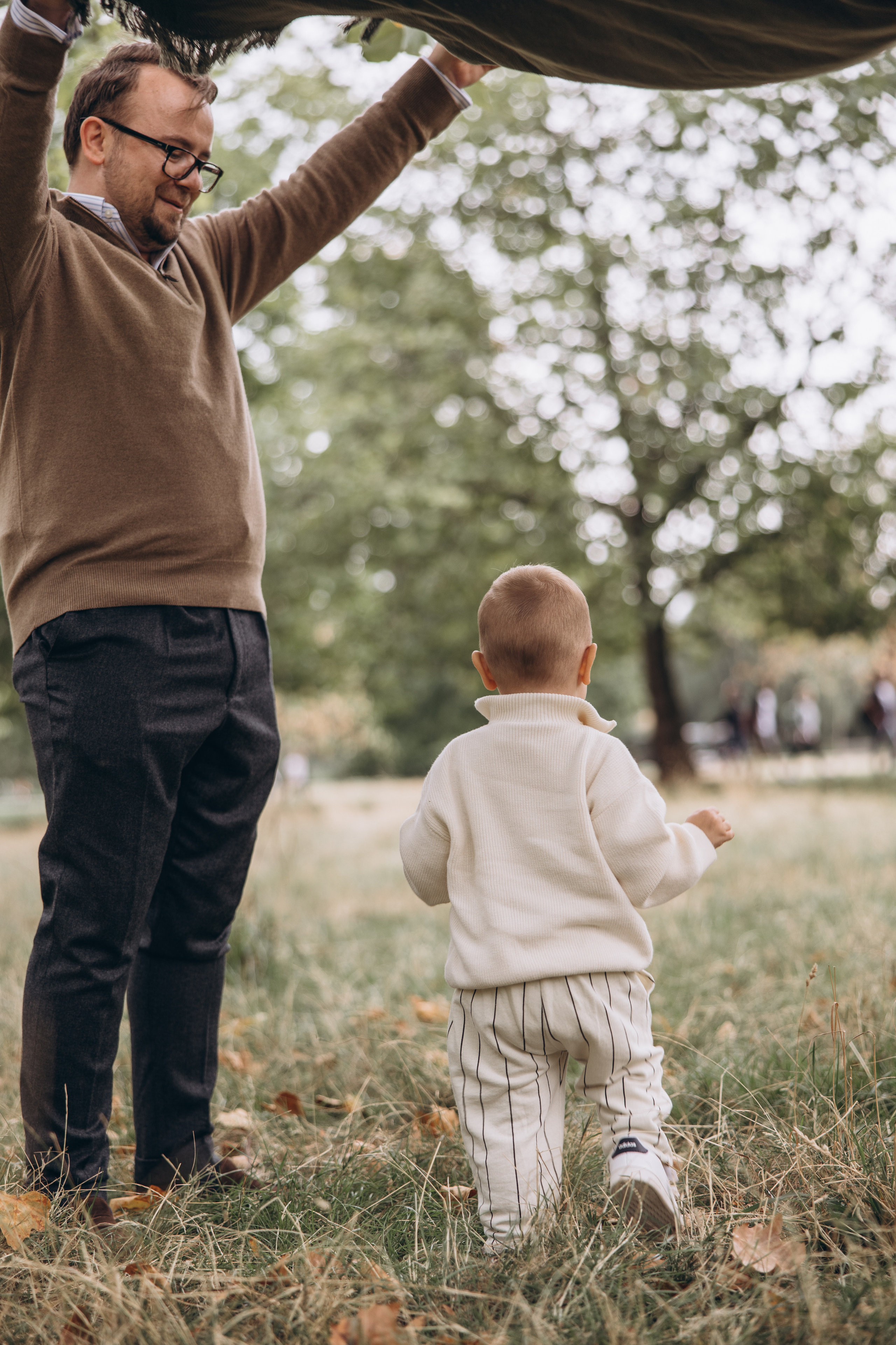 Charles with parents (Hyde park). Anastasia Klink, Photographer in London