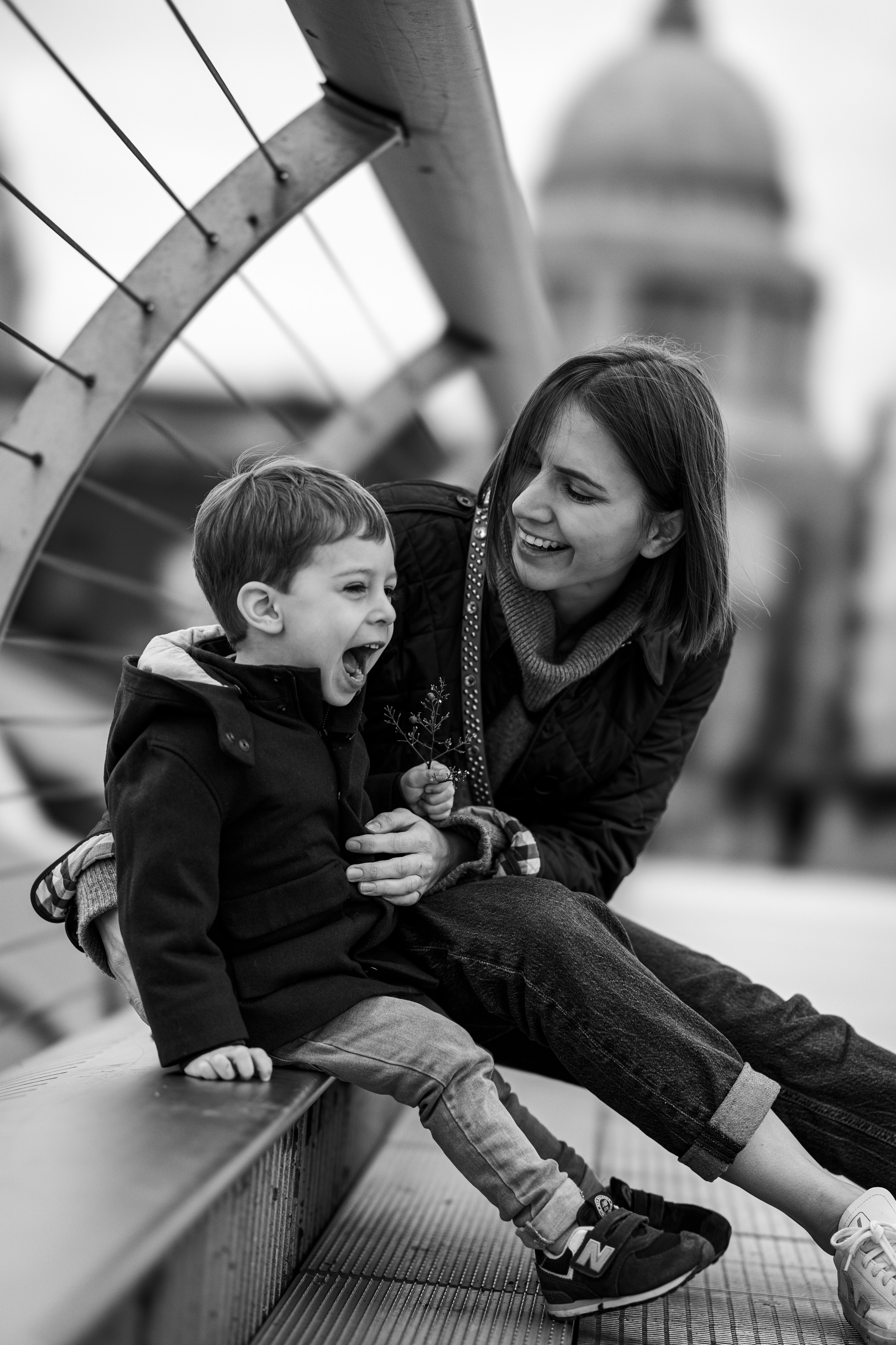 Denis with mum (St Paul’s Cathedral). Anastasia Klink, Photographer in London