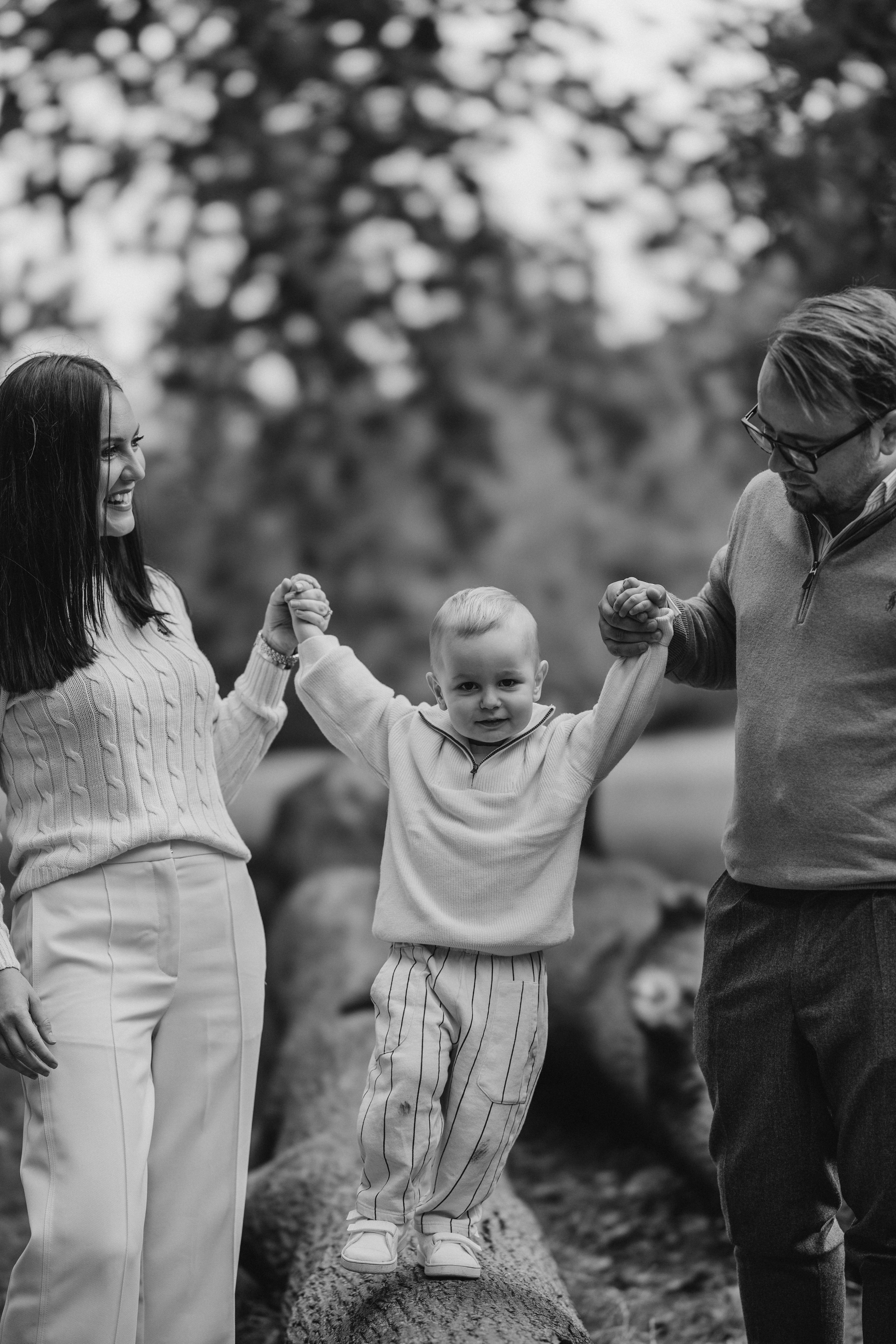 Charles with parents (Hyde park). Anastasia Klink, Photographer in London