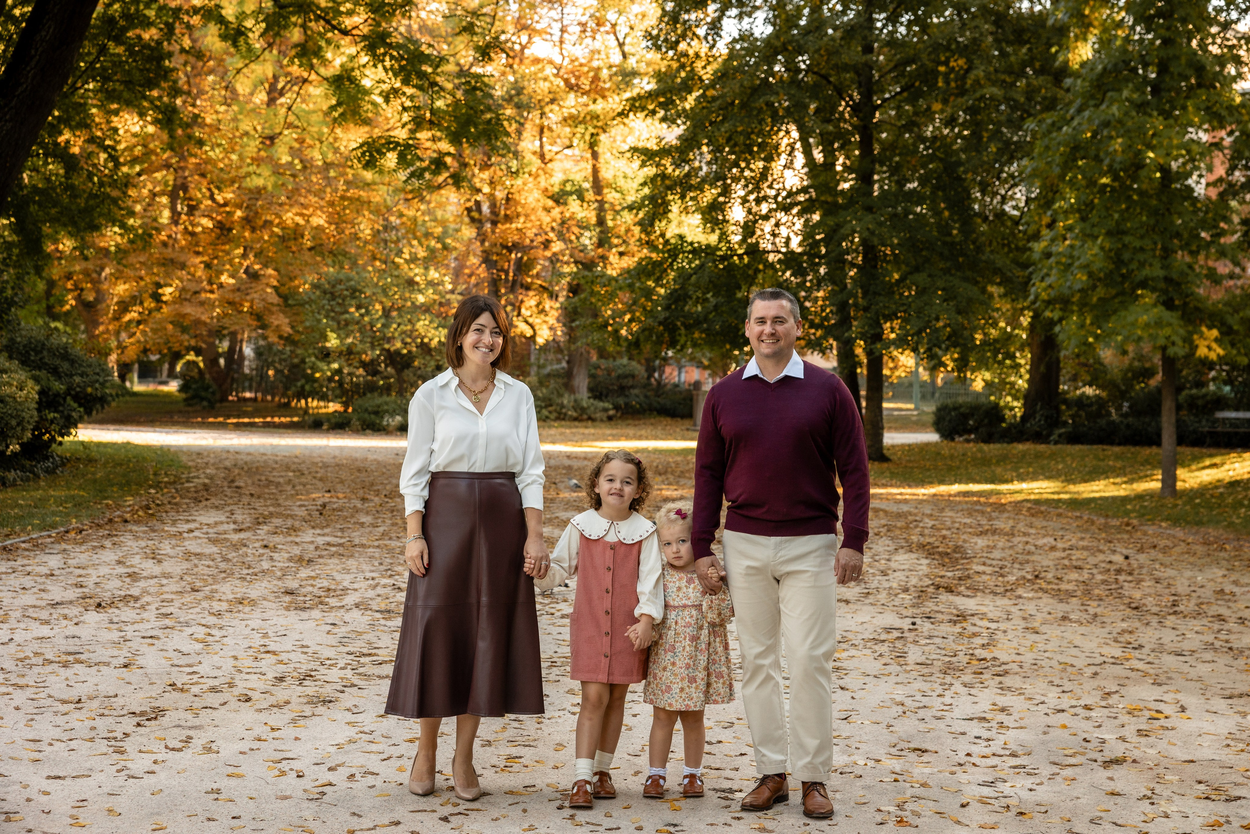 Autumn Family photoshoot in Toulouse. Jardin des Plantes. Евгения Смирнова — фотограф в Тулузе и юго-западной Франции