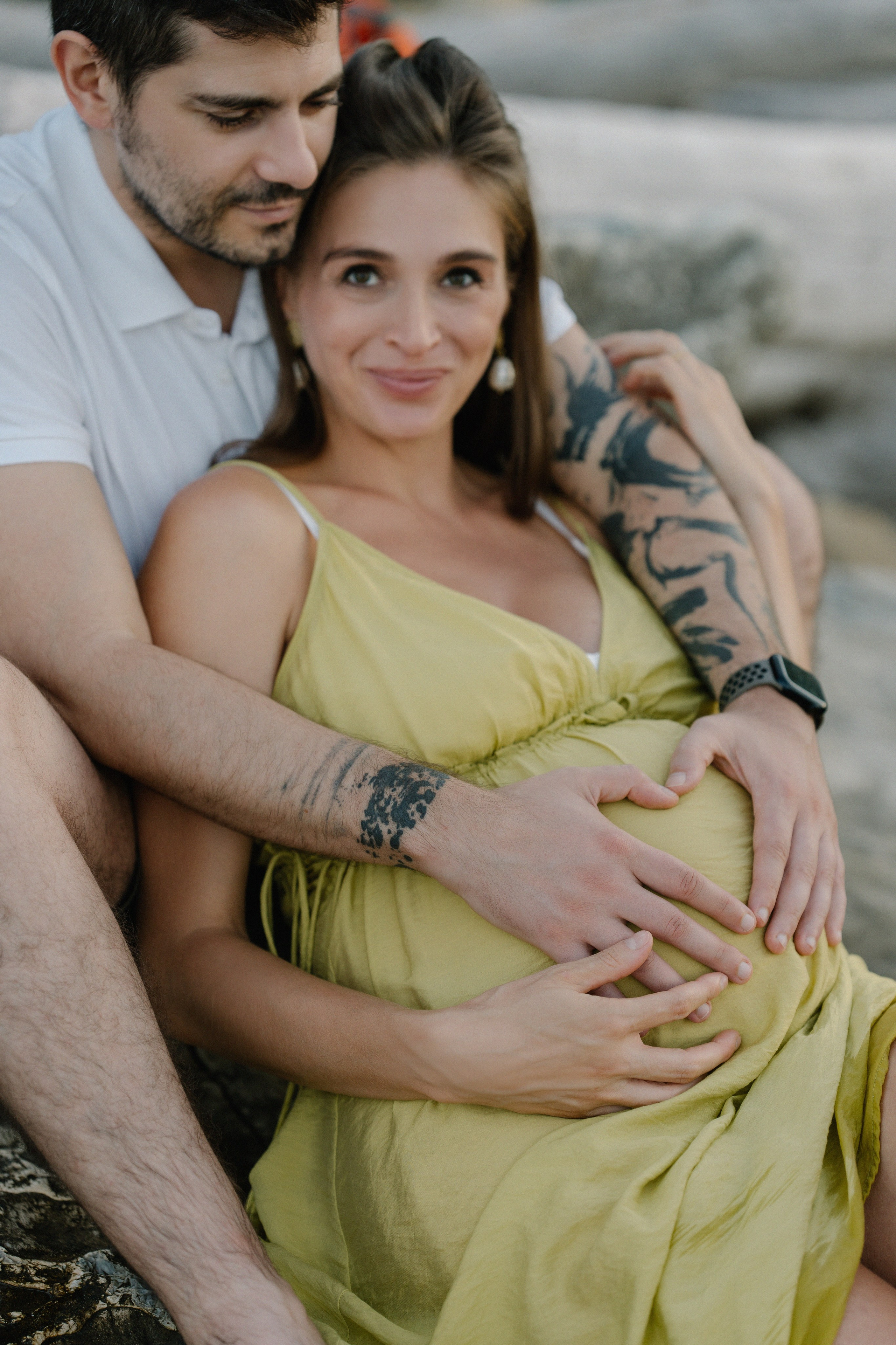 In dolce attesa. Fotografa Rimini