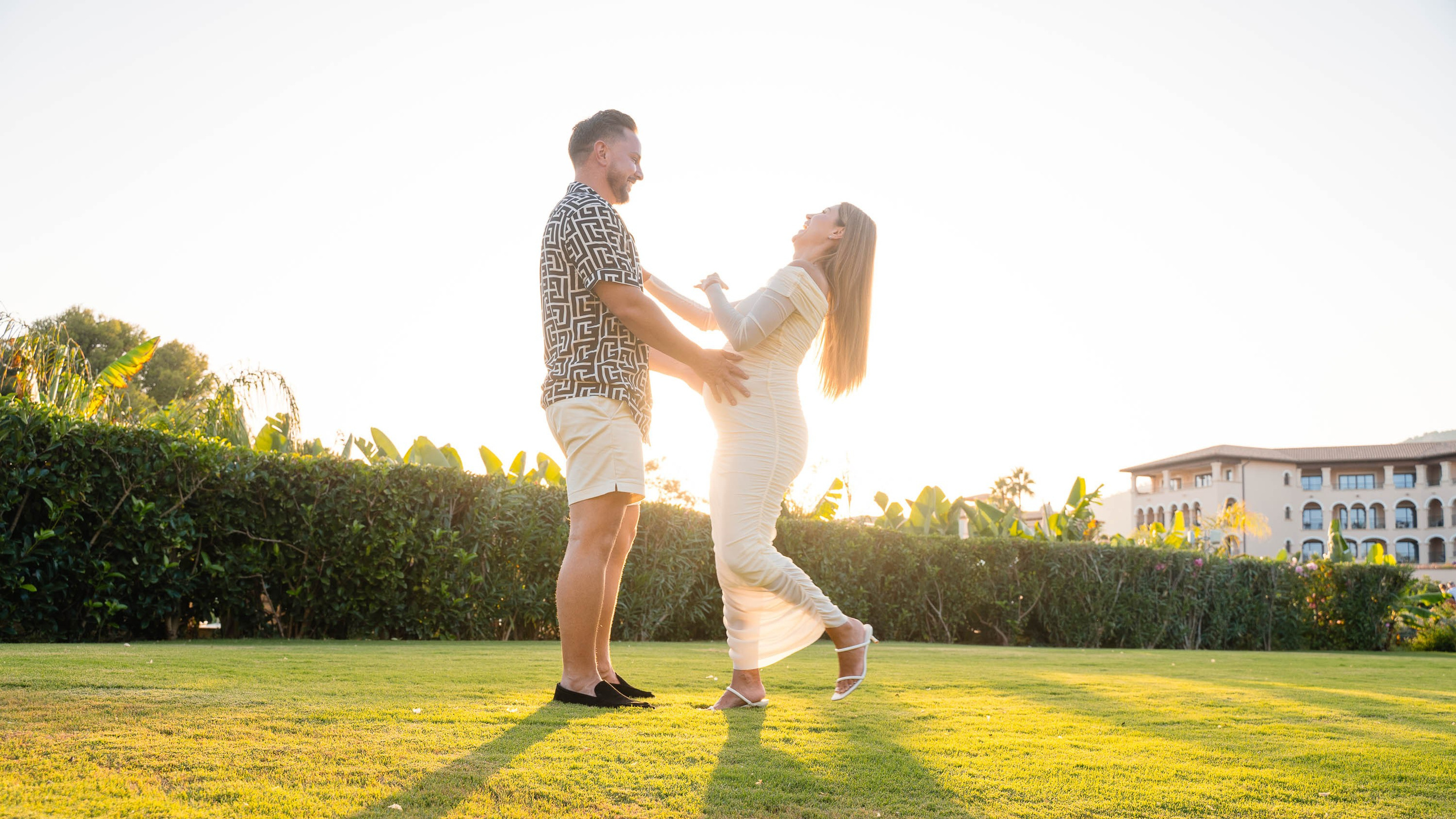 Pregnant Portrait Photoshoot at St. Regis Mardavall. Mallorca Wedding, Corporate & Social Photographer
