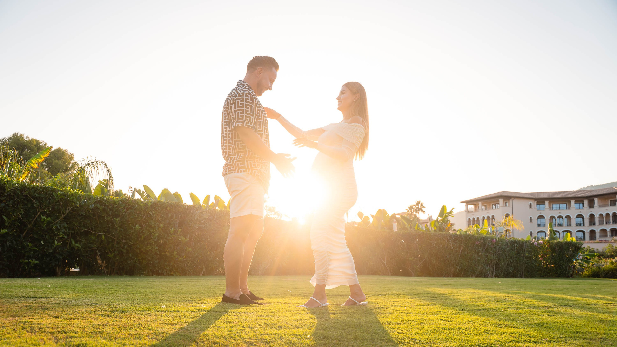 Pregnant Portrait Photoshoot at St. Regis Mardavall. Mallorca Wedding, Corporate & Social Photographer