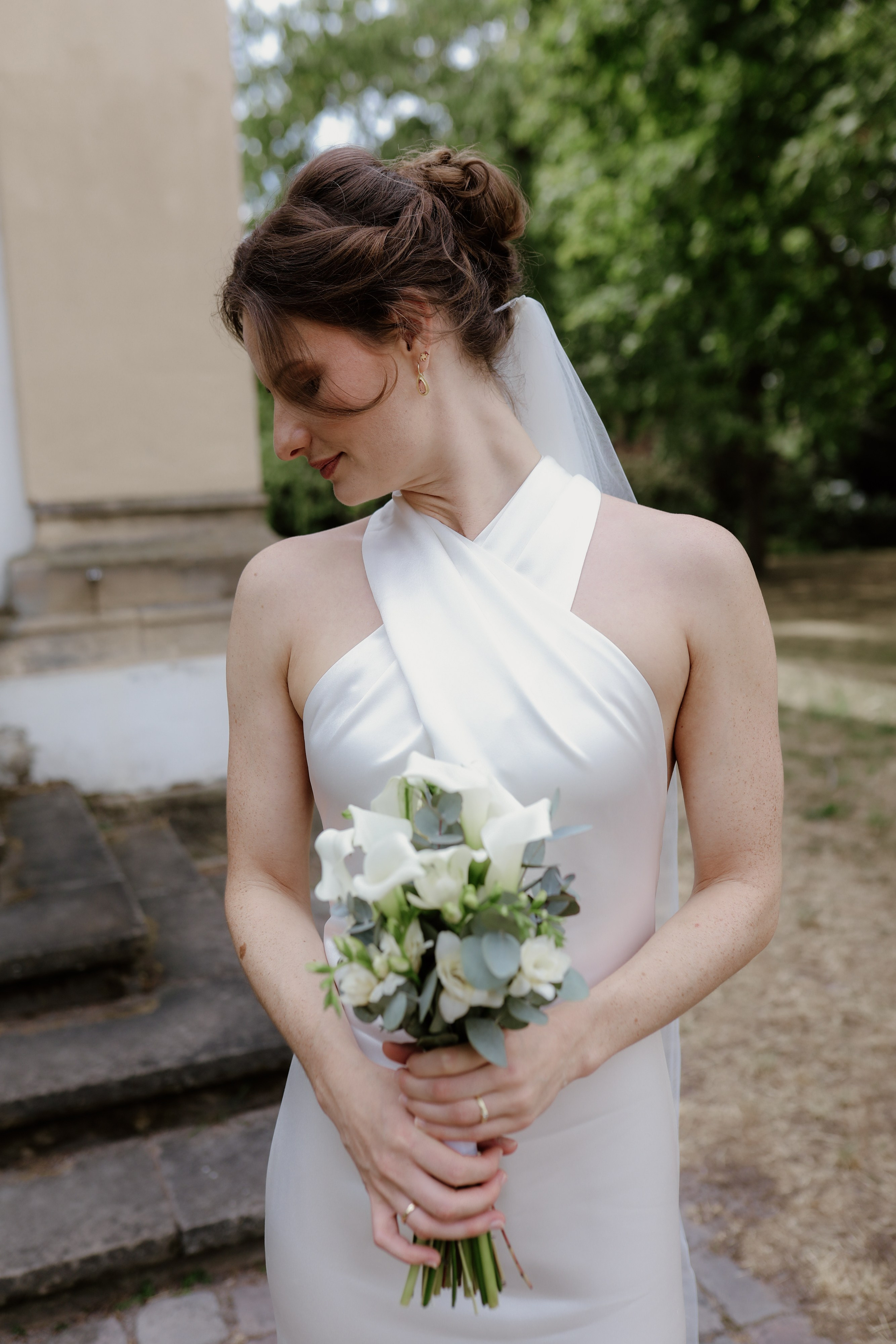 Natürlich gestalteter Brautstrauß – hochwertige Hochzeitsdetails Limburgerhof