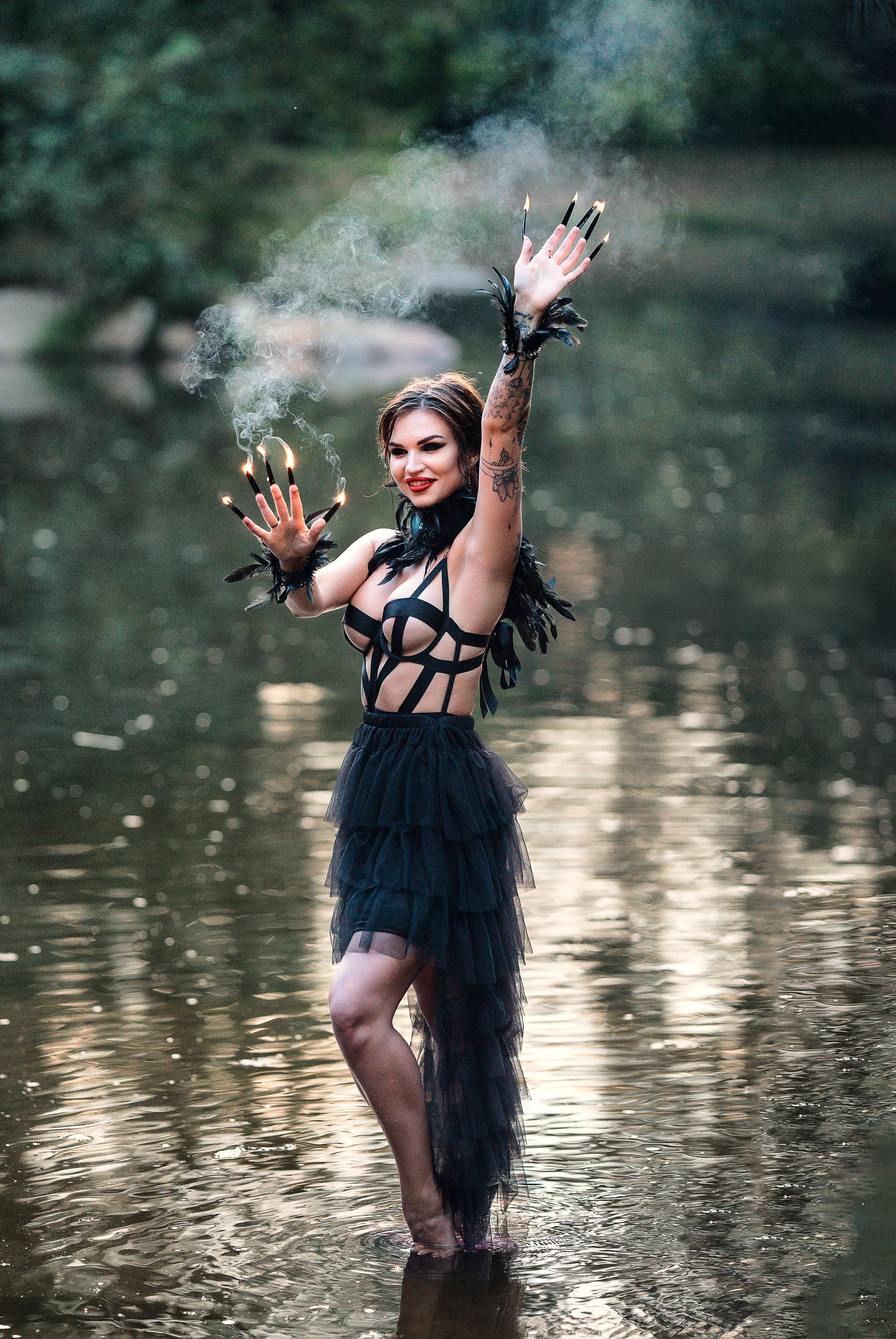 Witch at the lake. Family, Lifestyle and Portrait photograher in Trier, Germany