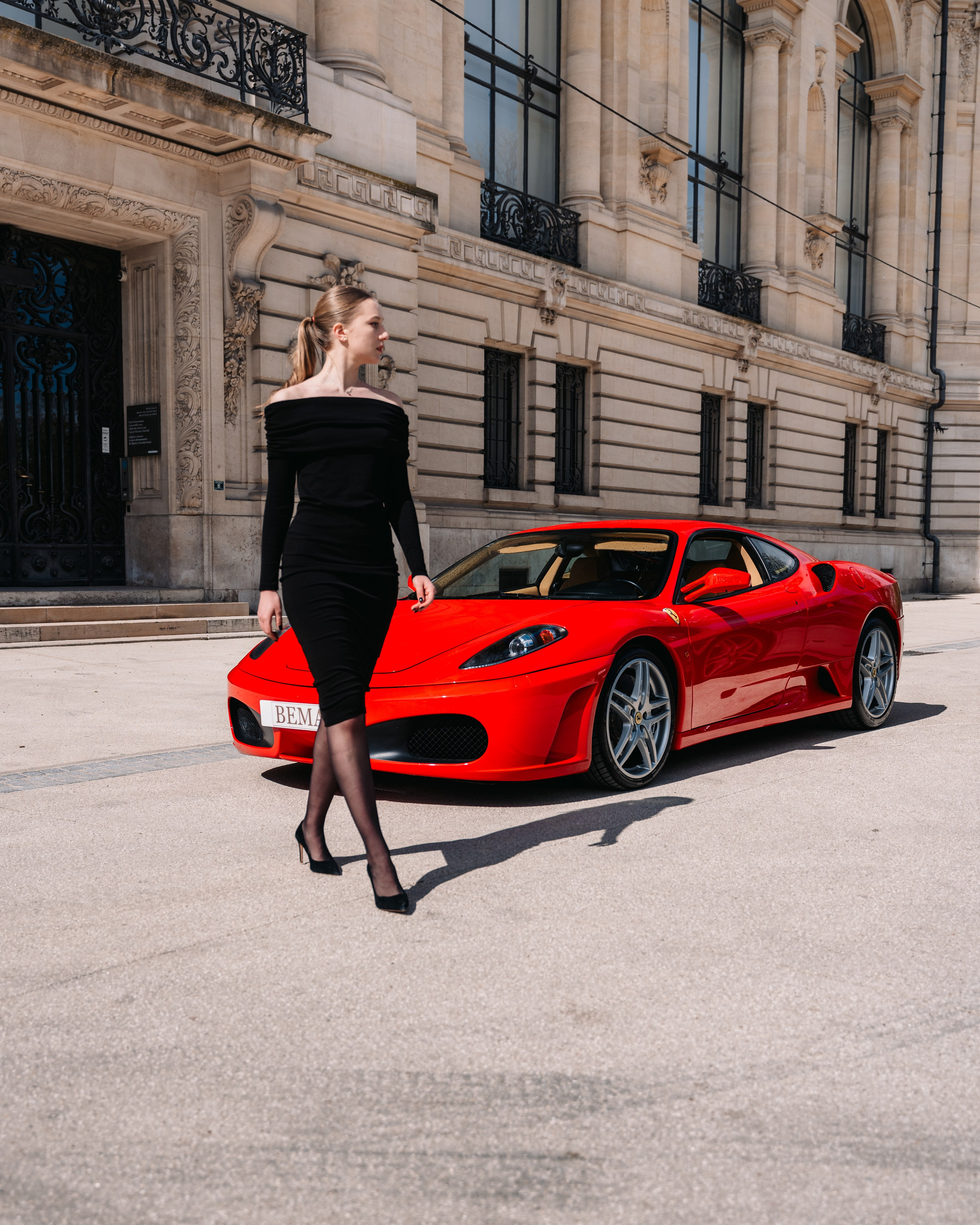 Anna x Ferrari F430. Photographer in Paris — Vitalii Motruk